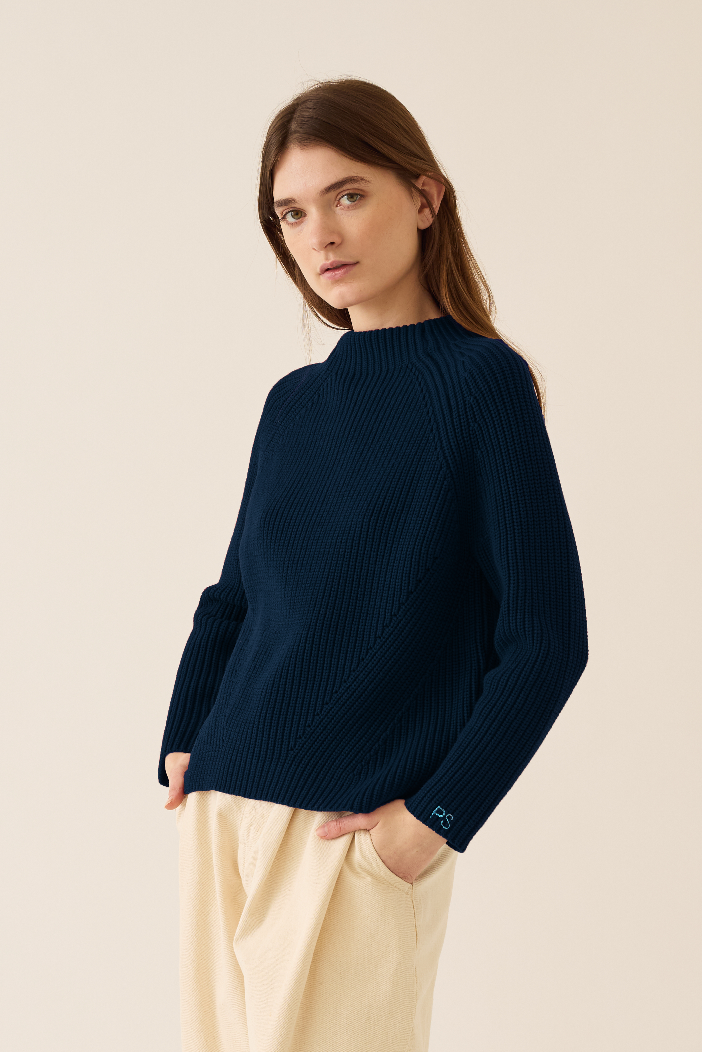 Daphne Solid Cotton Sweater