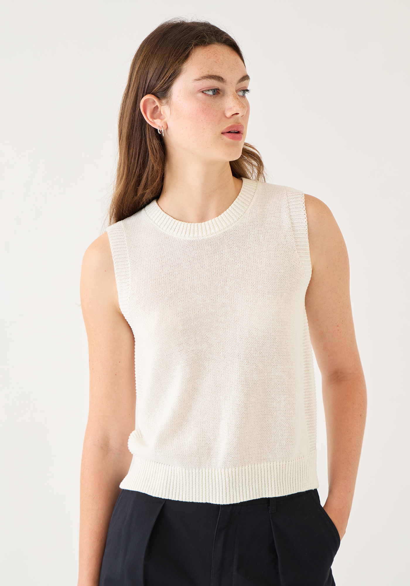 Olympia Cotton Linen Top