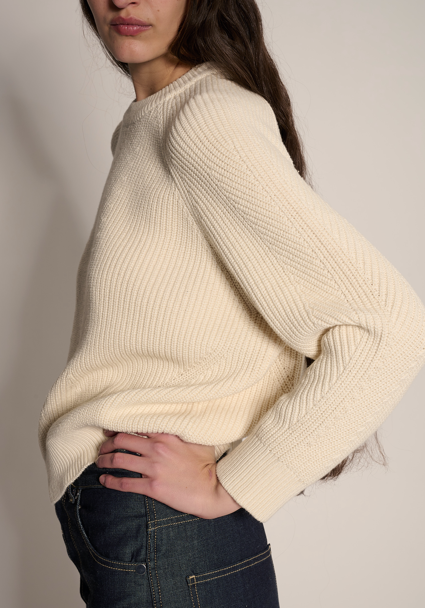 Chelsea Solid Cotton Sweater