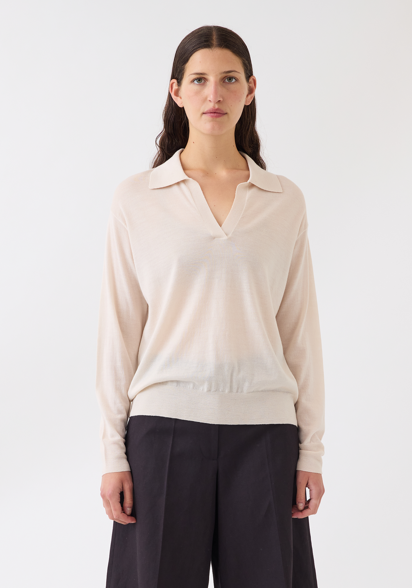Sawyer Superfine Merino Wool Polo Sweater