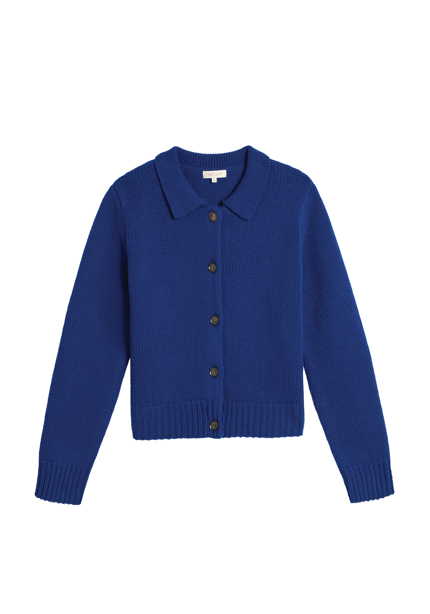 Treena Lambswool Polo Cardigan
