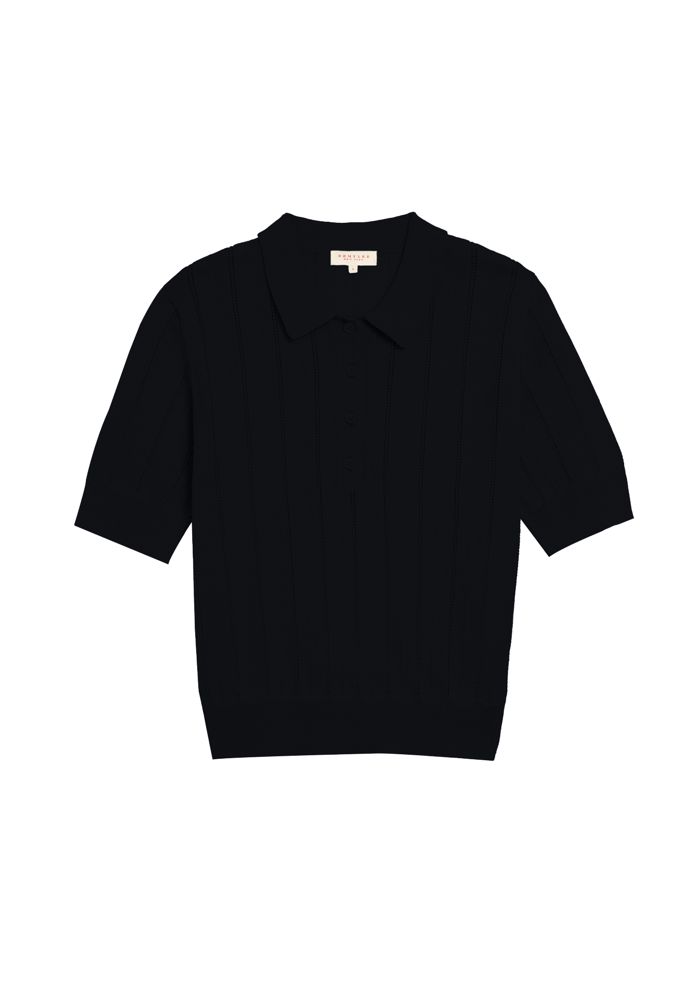 Vikki Pointelle Cotton Polo