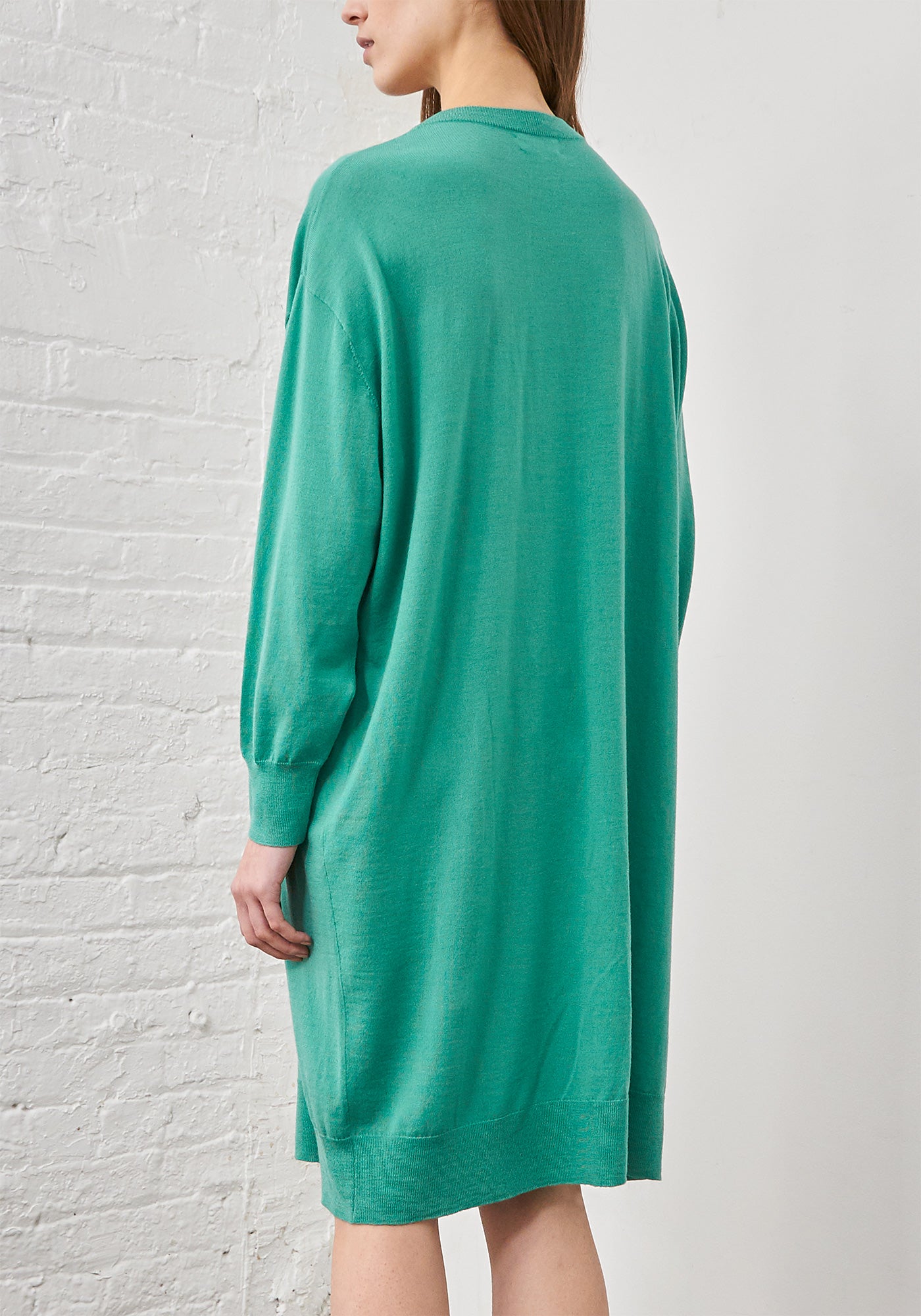 Francisca Merino Wool Sweater Dress - Celadon