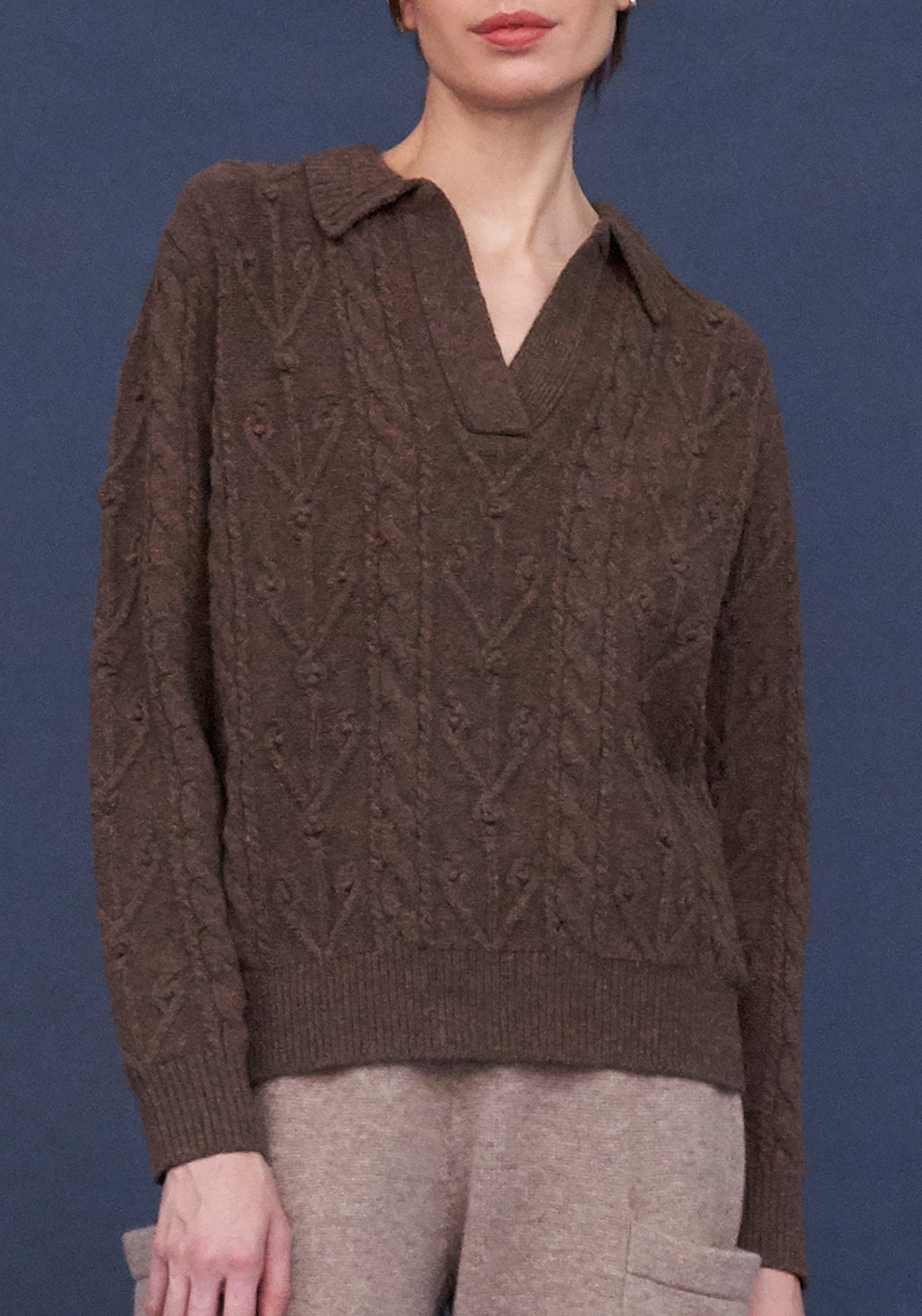 Kennen Merino Wool Sweater - Biscuit