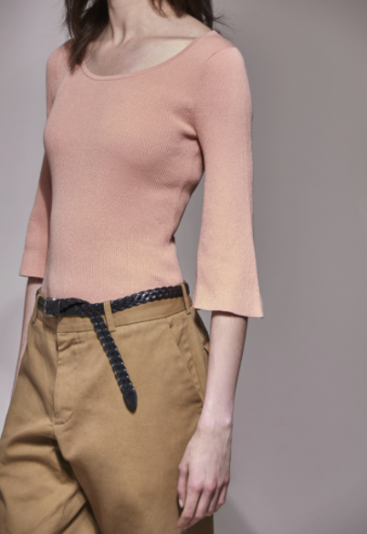Delylah Top - Crepe Pink