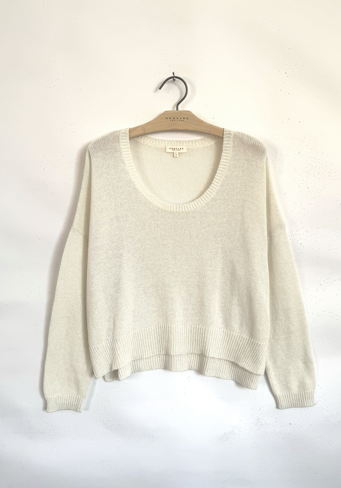 Wide-Neck Sweater - Off White
