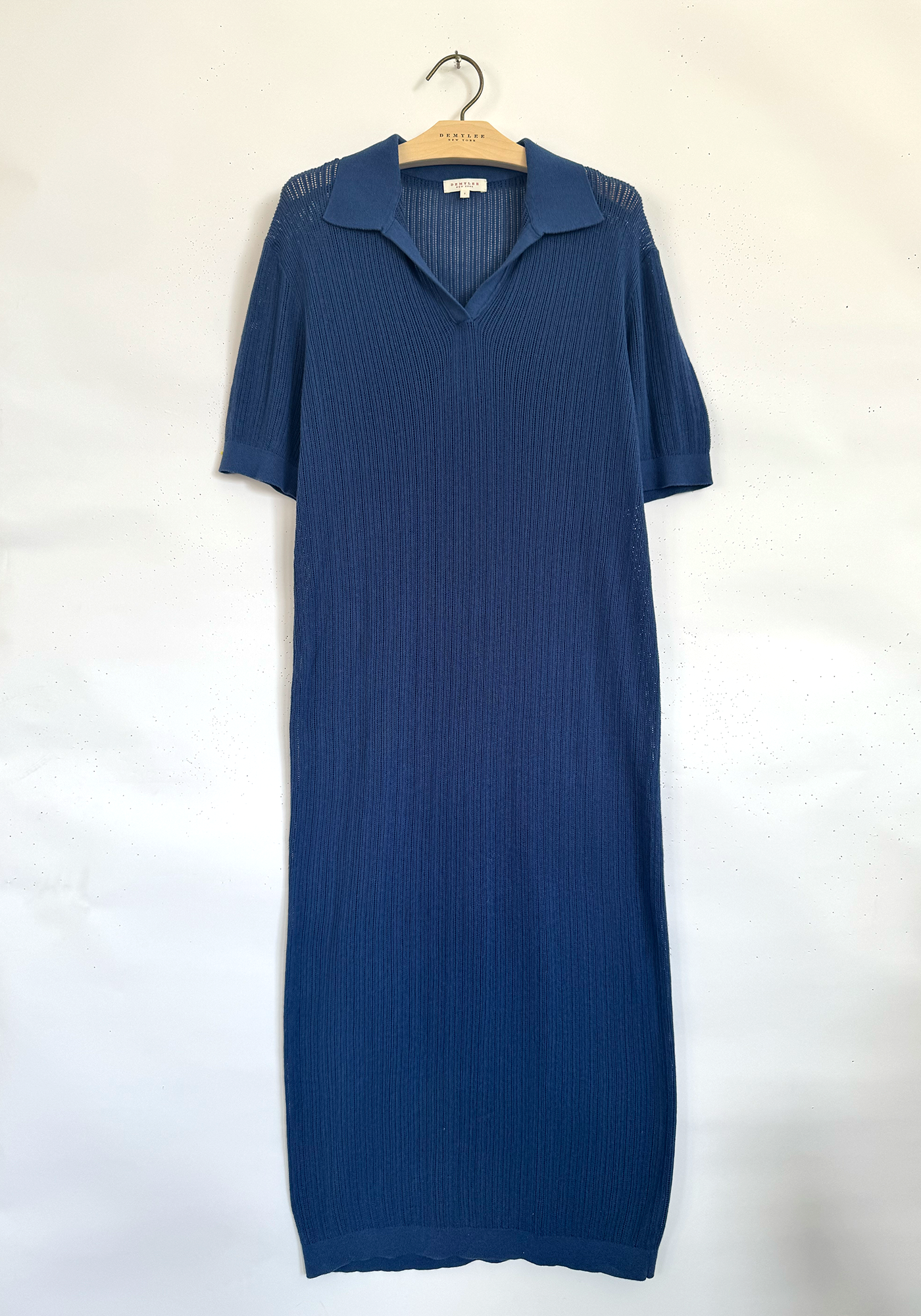 Collared Dress - Dark Blue