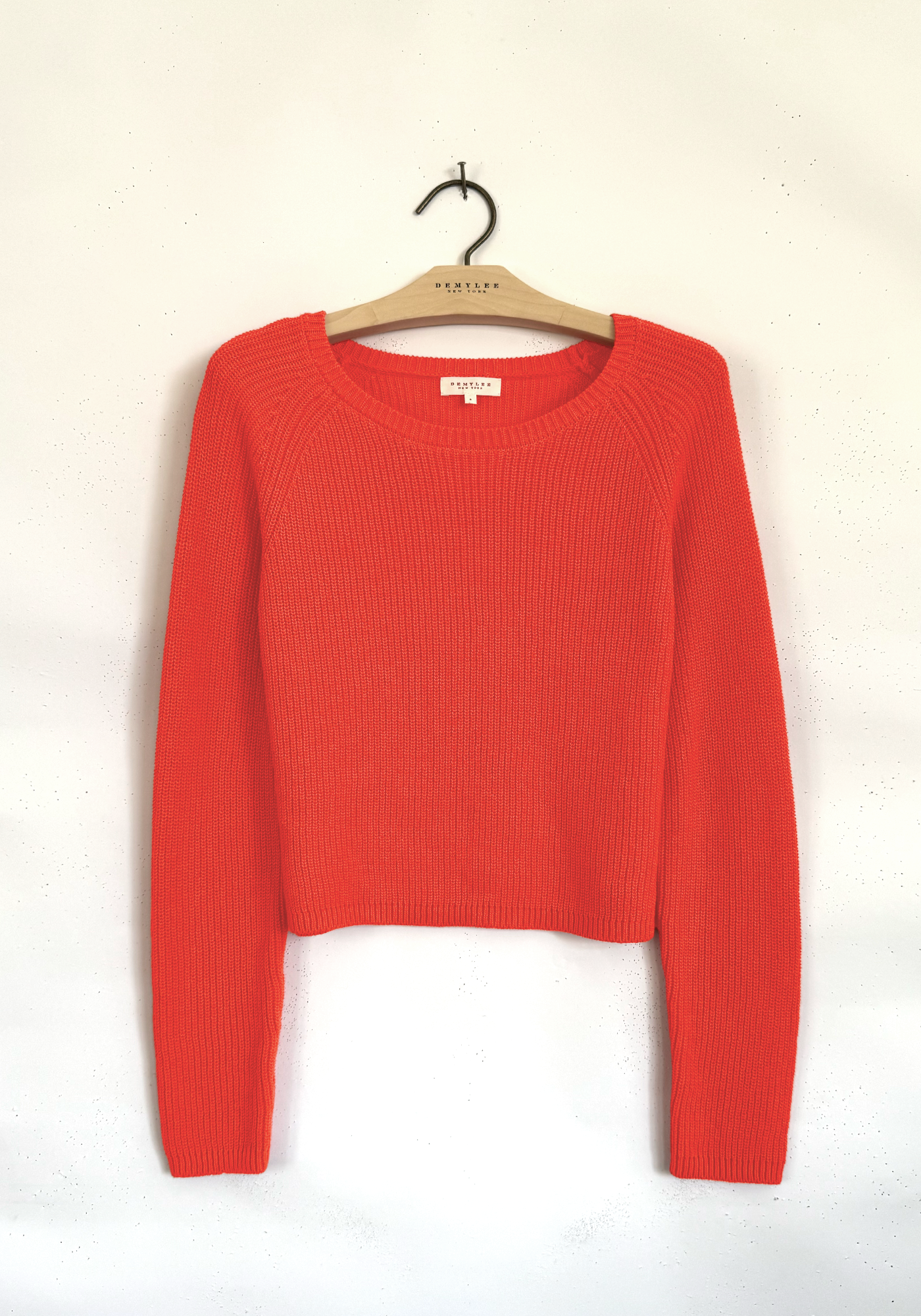 Crewneck Sweater - Red Orange
