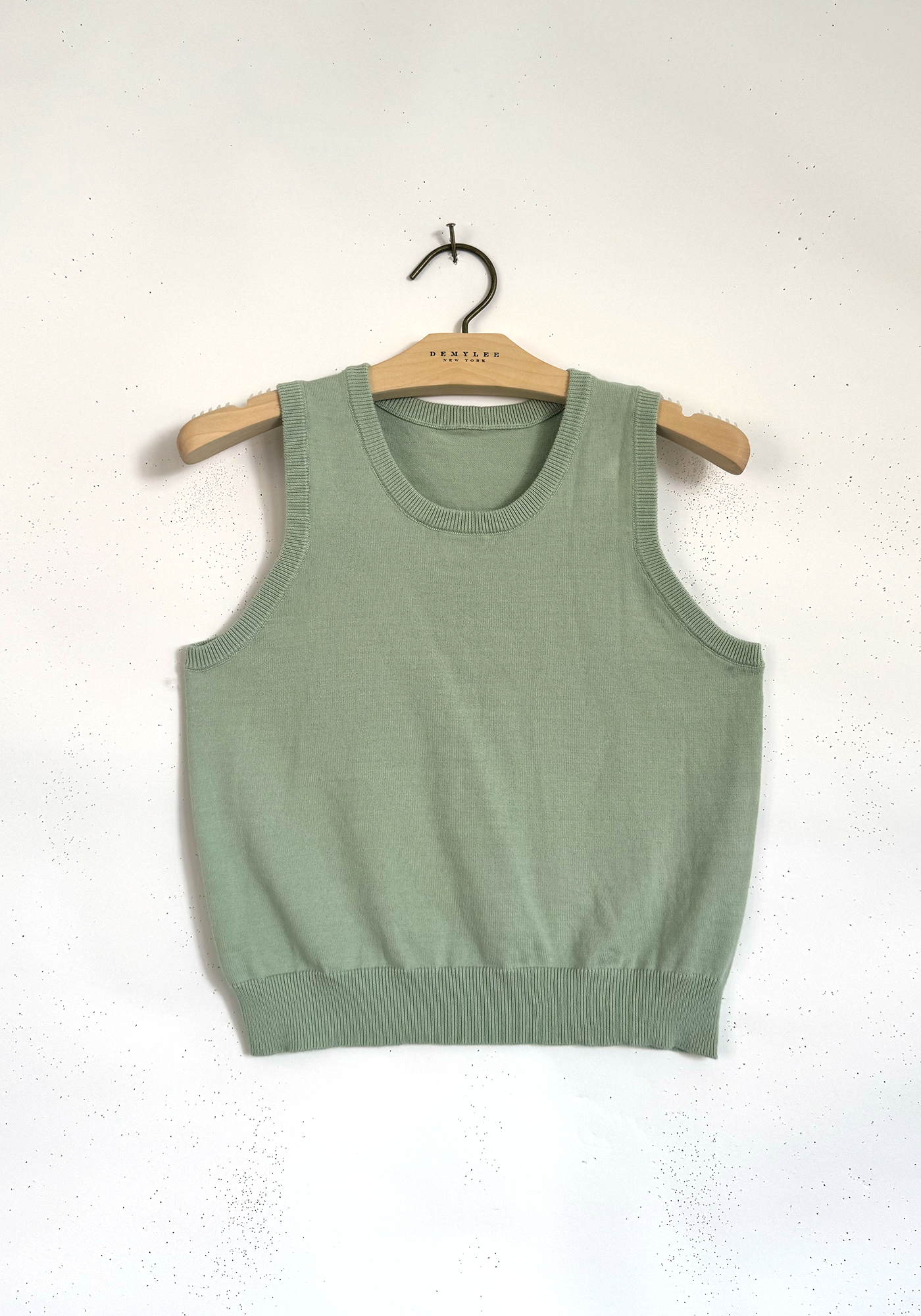 Crewneck Sleeveless Top - Mint