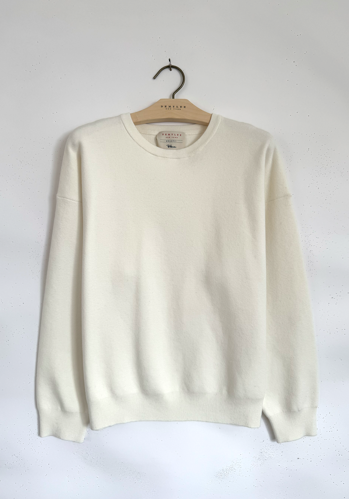Crewneck Oversize Sweater - White
