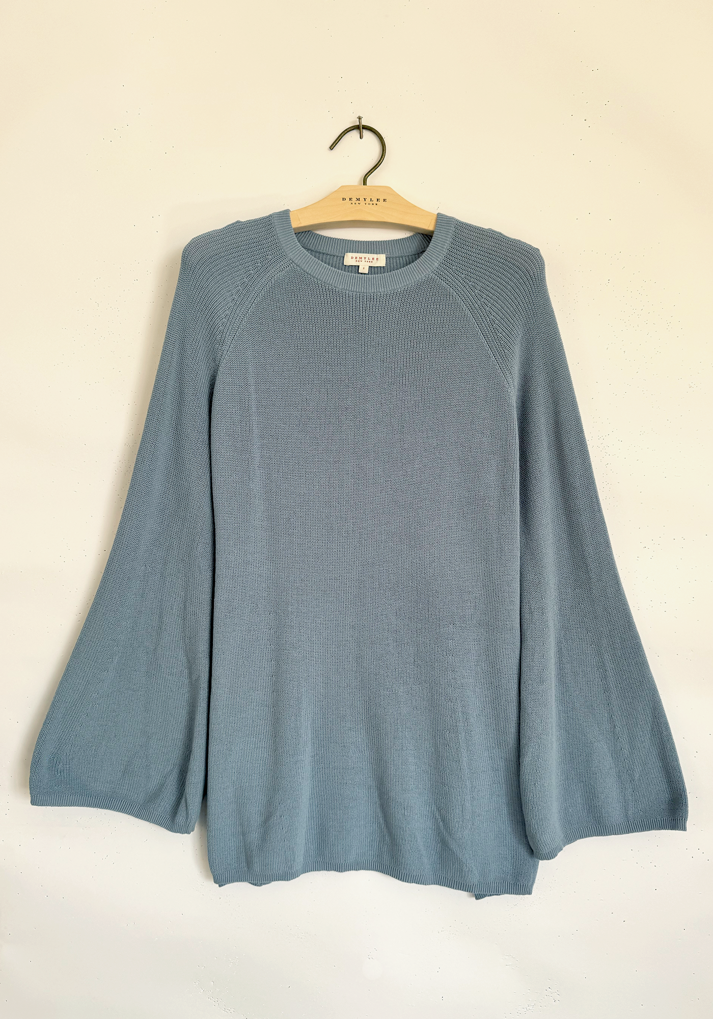 Crewneck Sweater Dress - Dusty Blue