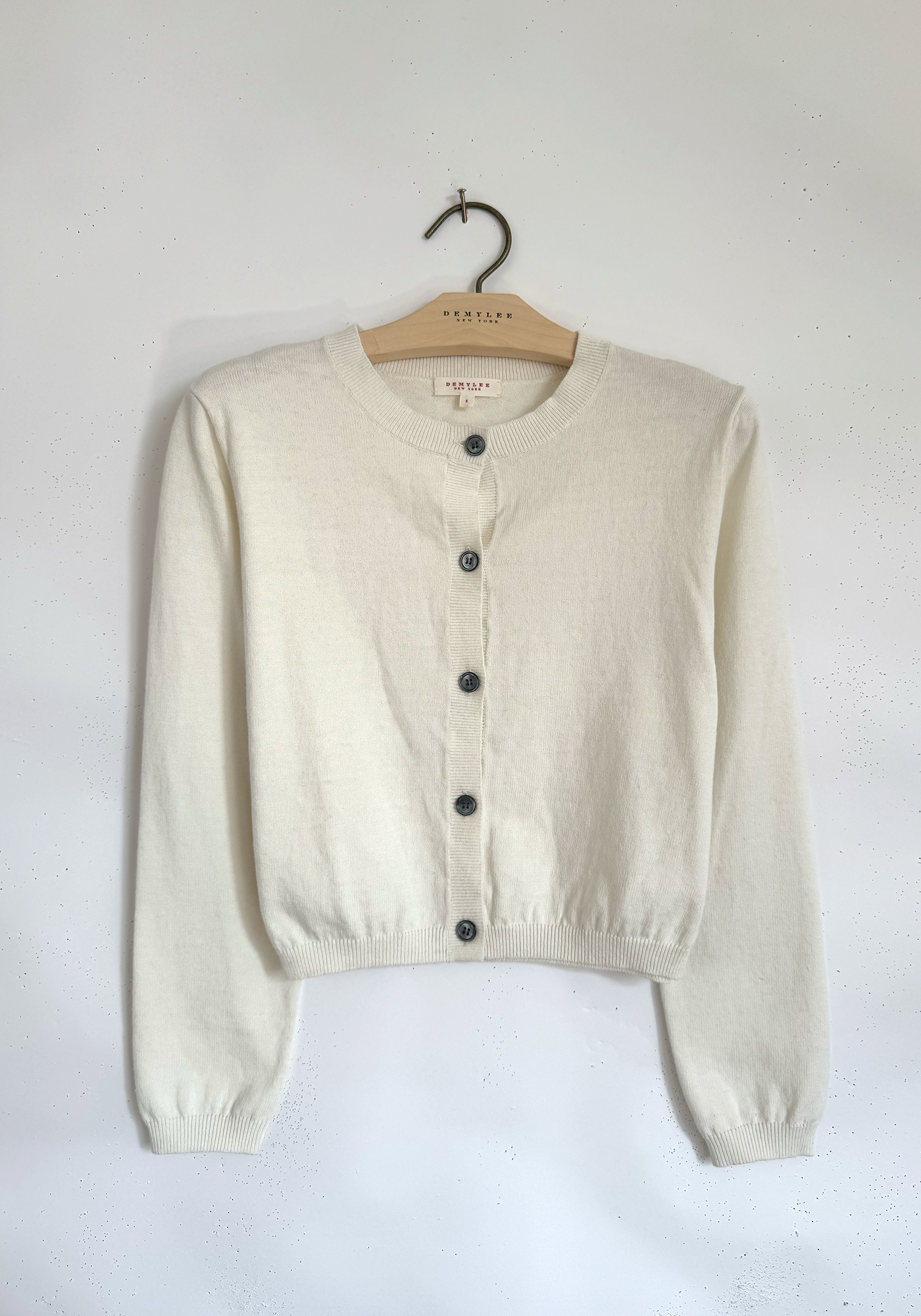 Crewneck Cardigan - Off White
