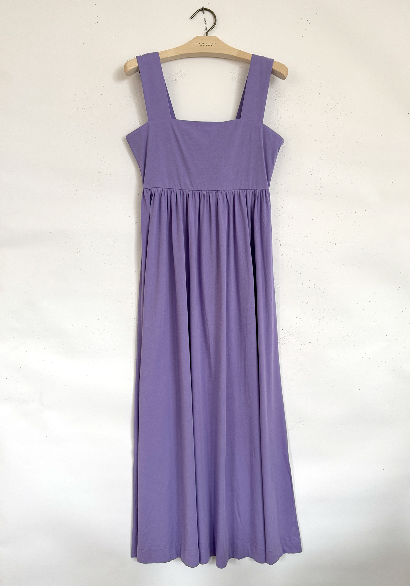Tie Back Pima Jersey Dress - Amethyst