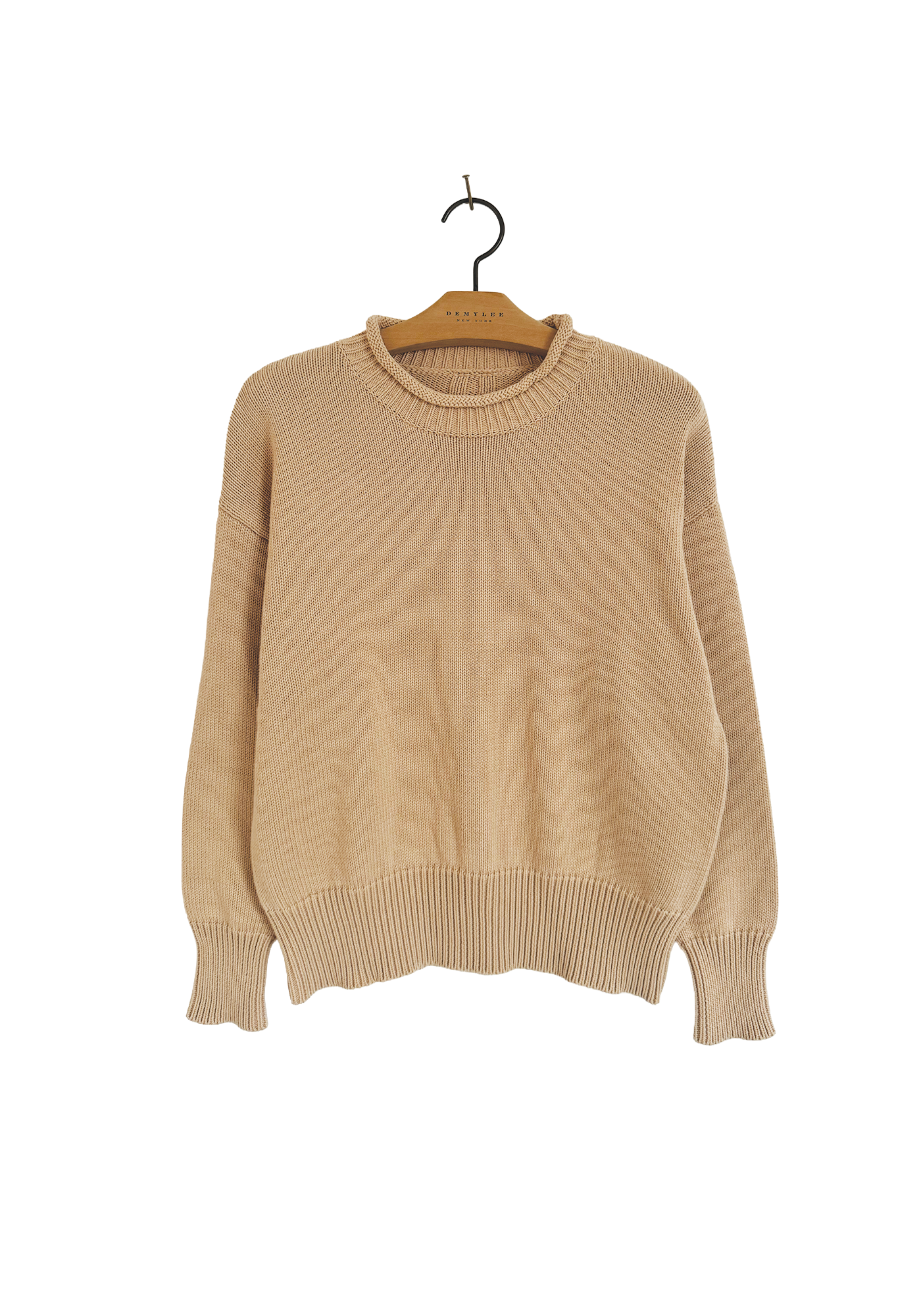 Roll Neck Sweater - Taupe