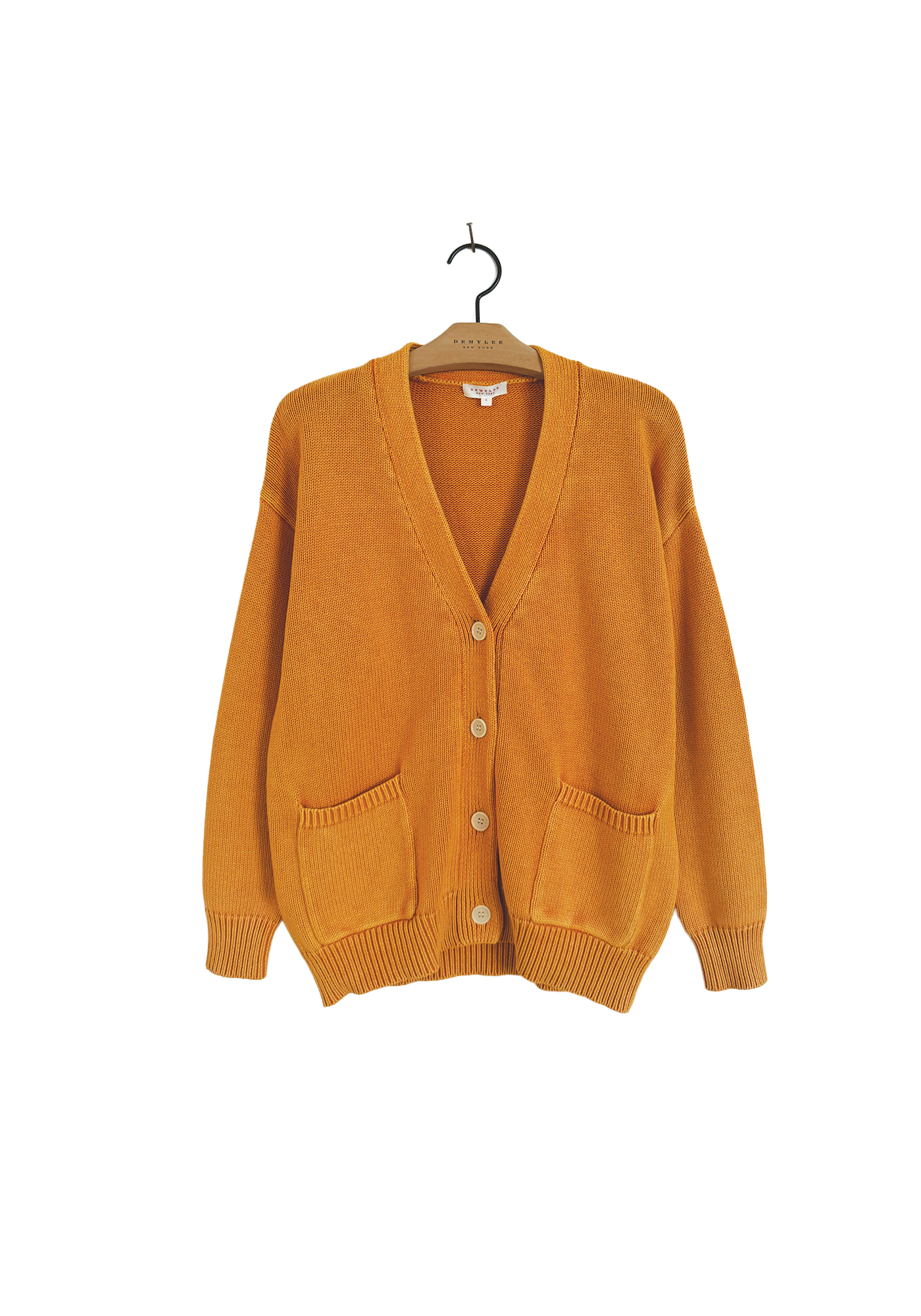 Washed Orange Cardigan