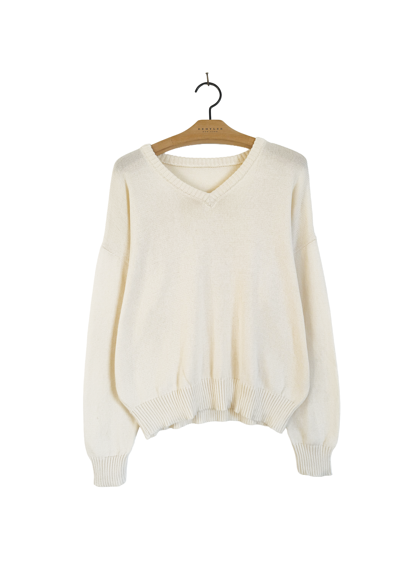 Lightweight Cotton Sweater - Off White