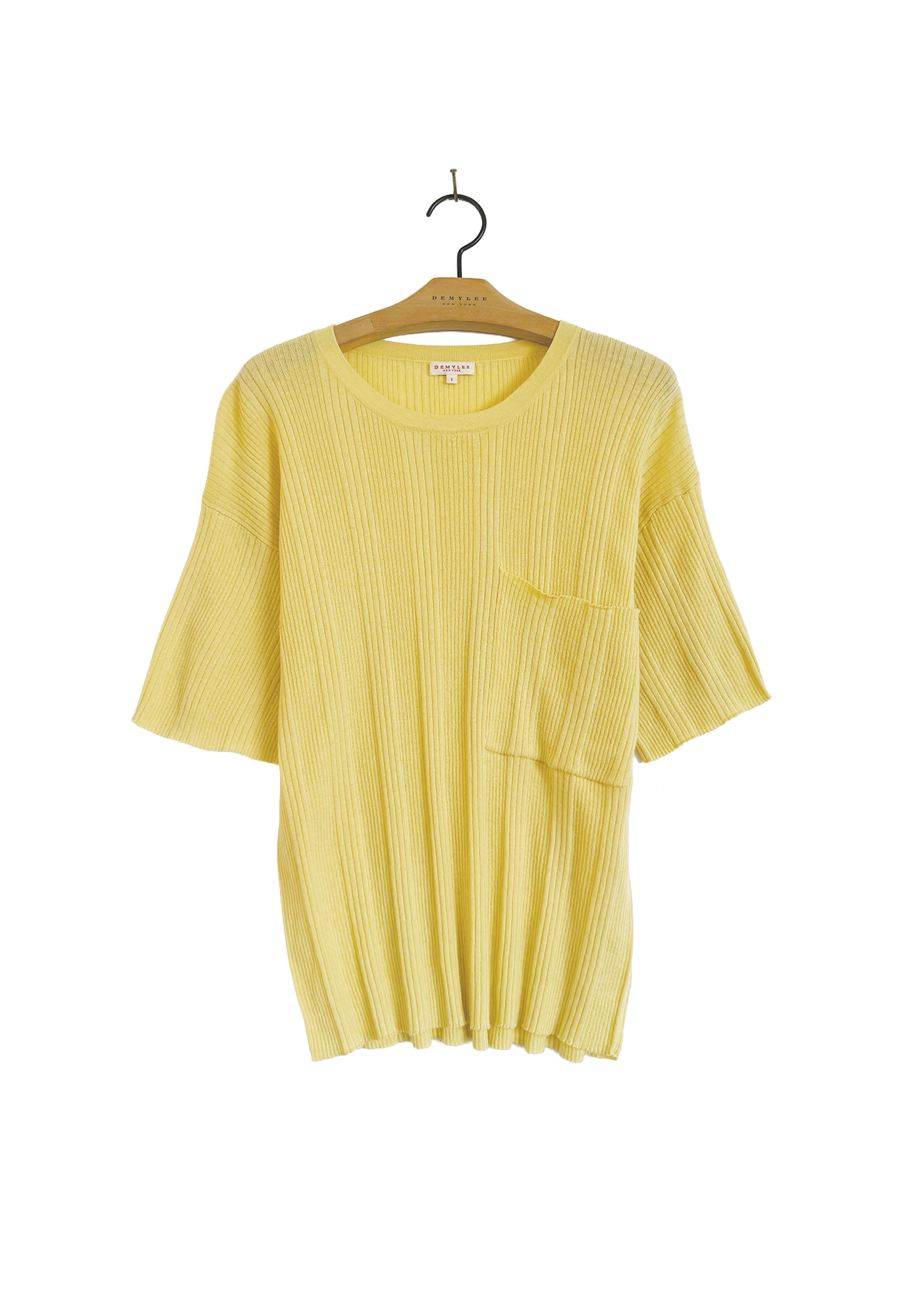Ribbed Top - Soft Yellow