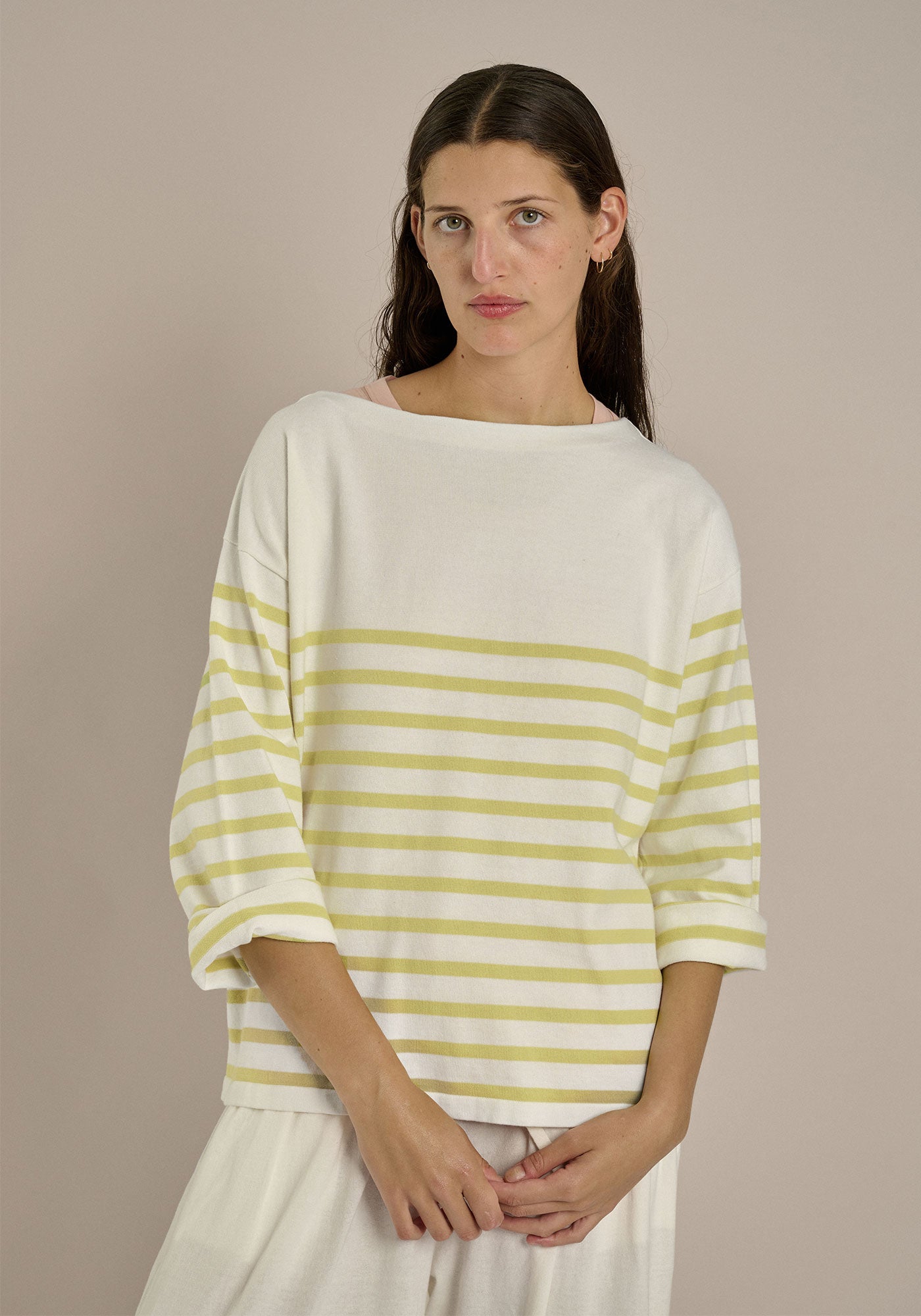 Barid Stripe Organic Cotton Sweater