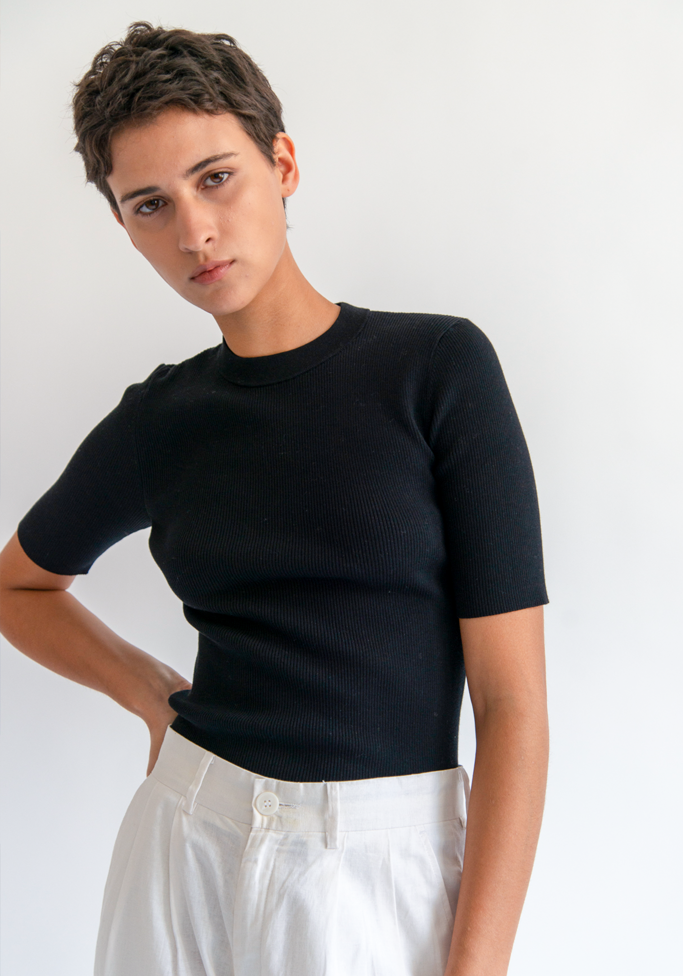 Clara Fine Pima Cotton Top