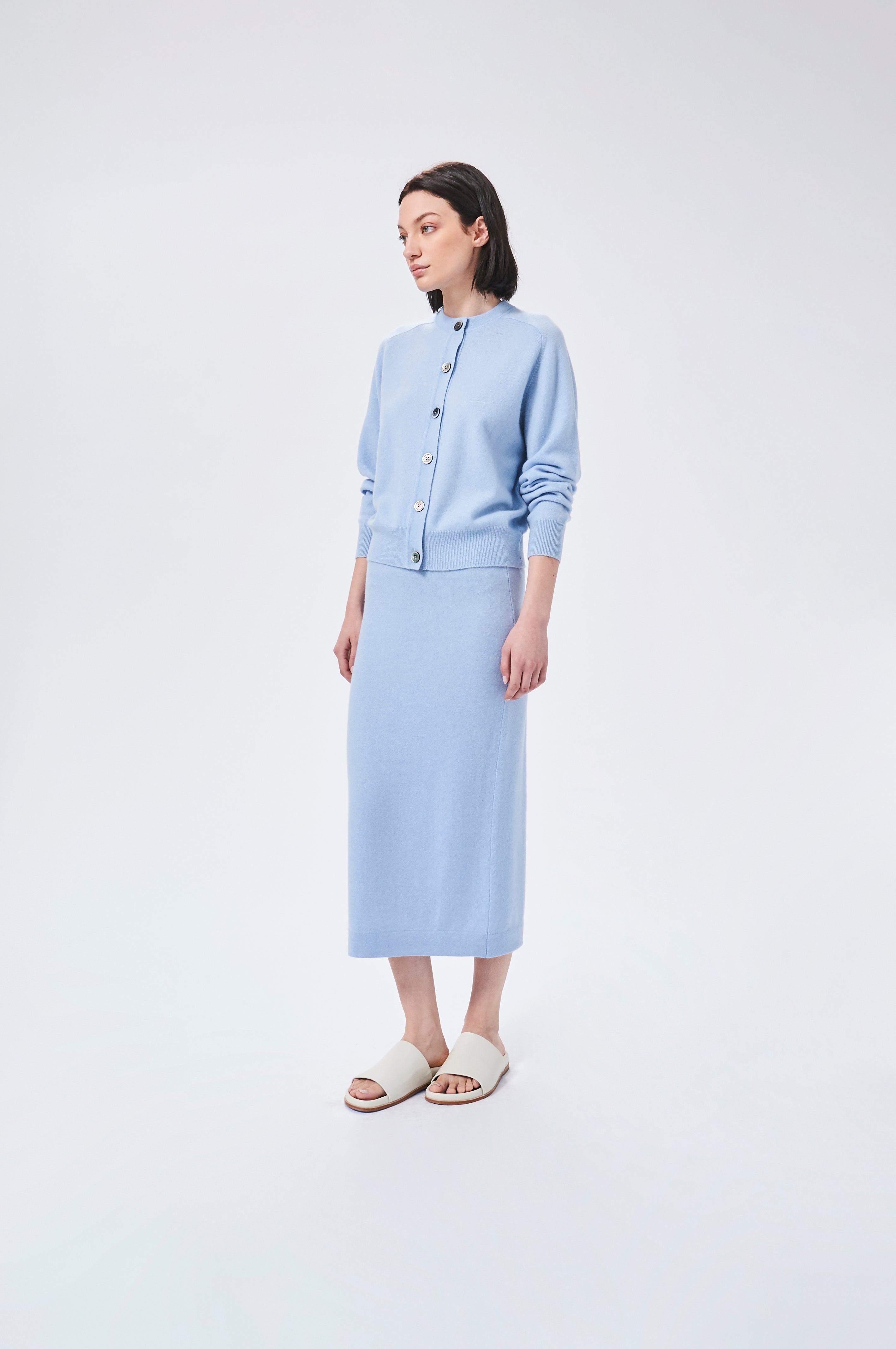 Peppa Cashmere Skirt - Lime