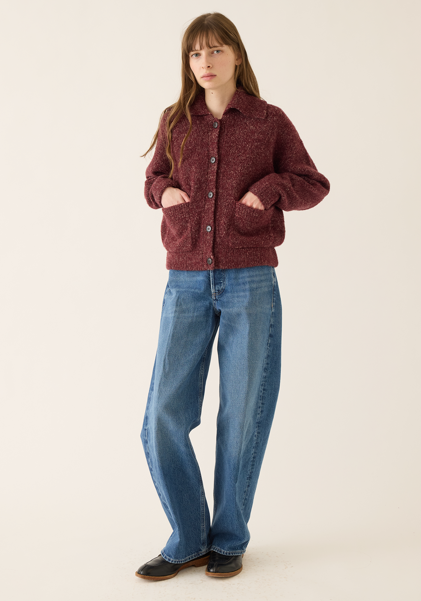 Alice Speckled Wool Alpaca Cardigan