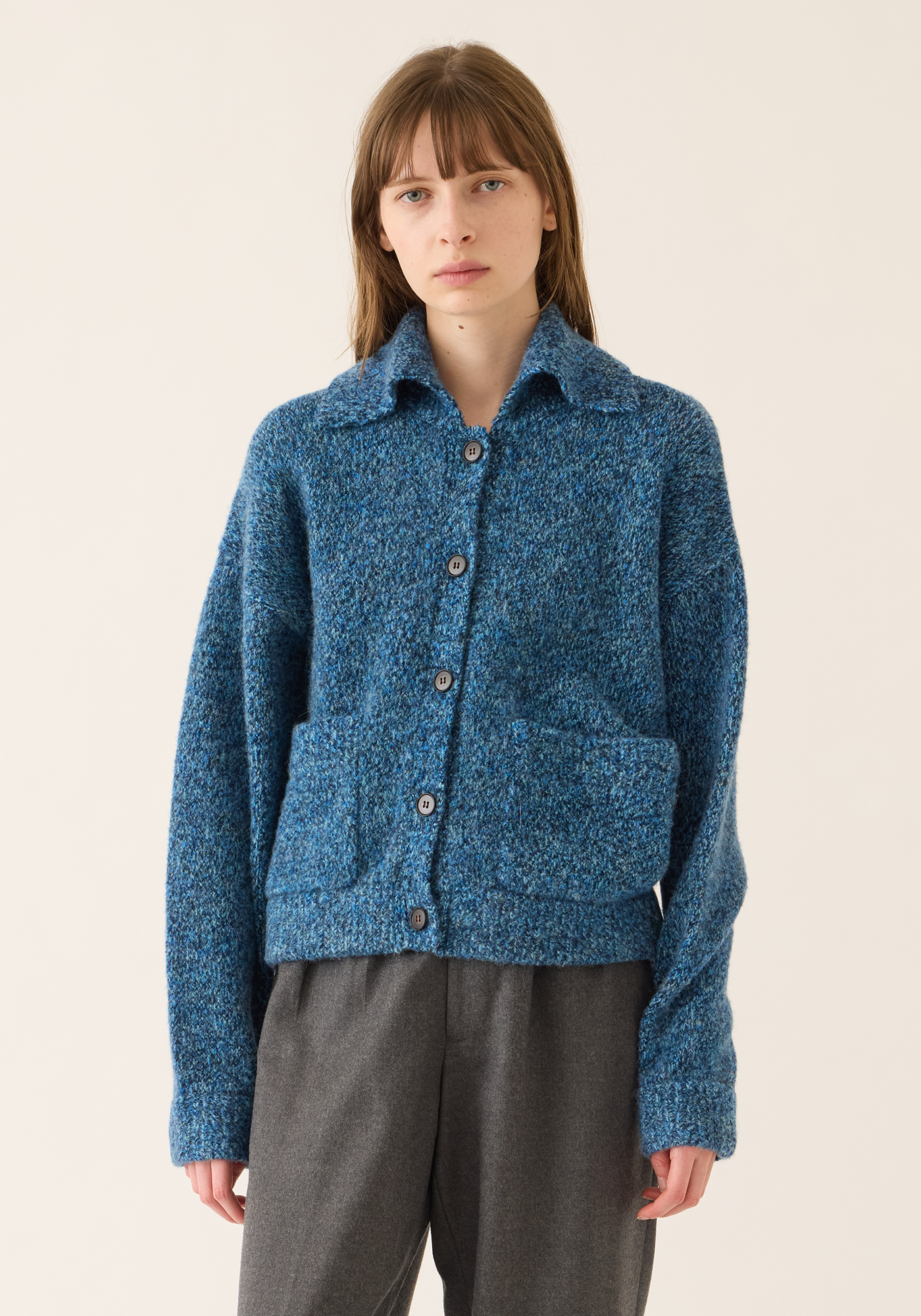 Alice Speckled Wool Alpaca Cardigan