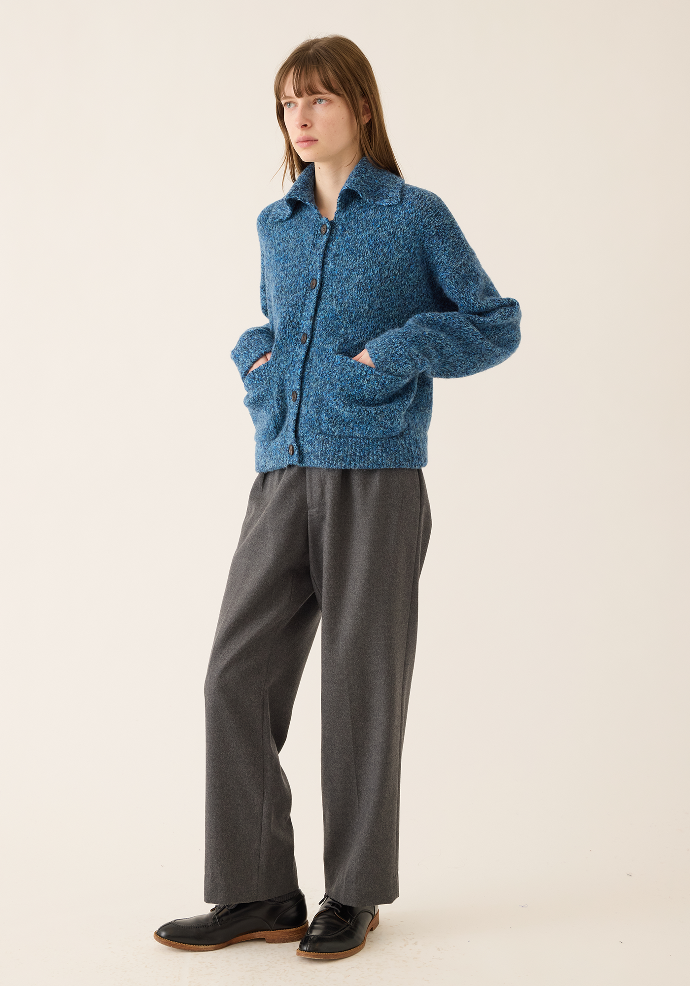 Alice Speckled Wool Alpaca Cardigan
