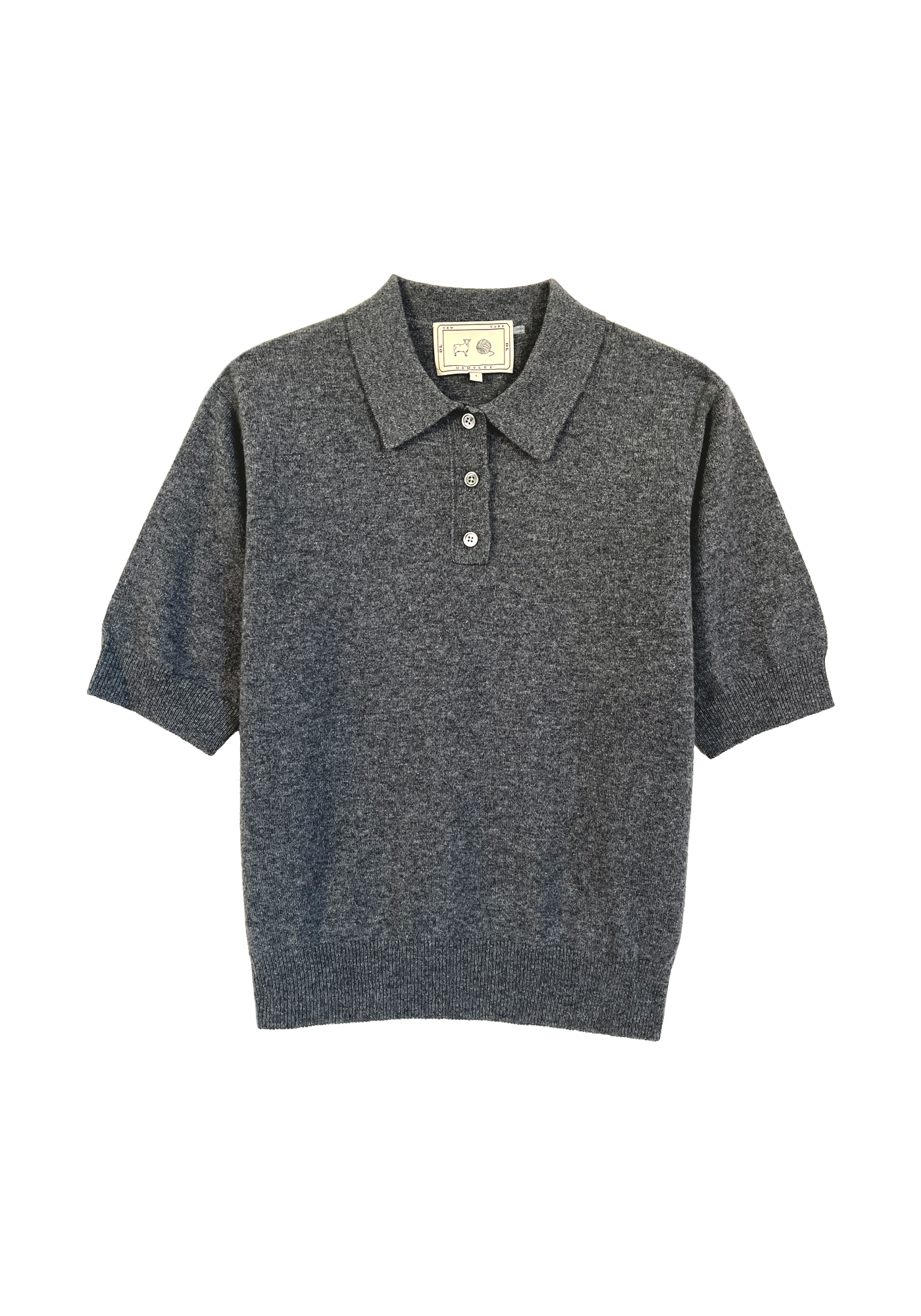 Amelia Cashmere Polo Top