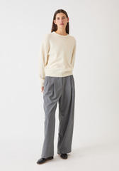 Artemis Cashmere Sweater in Peony Pink main image 1