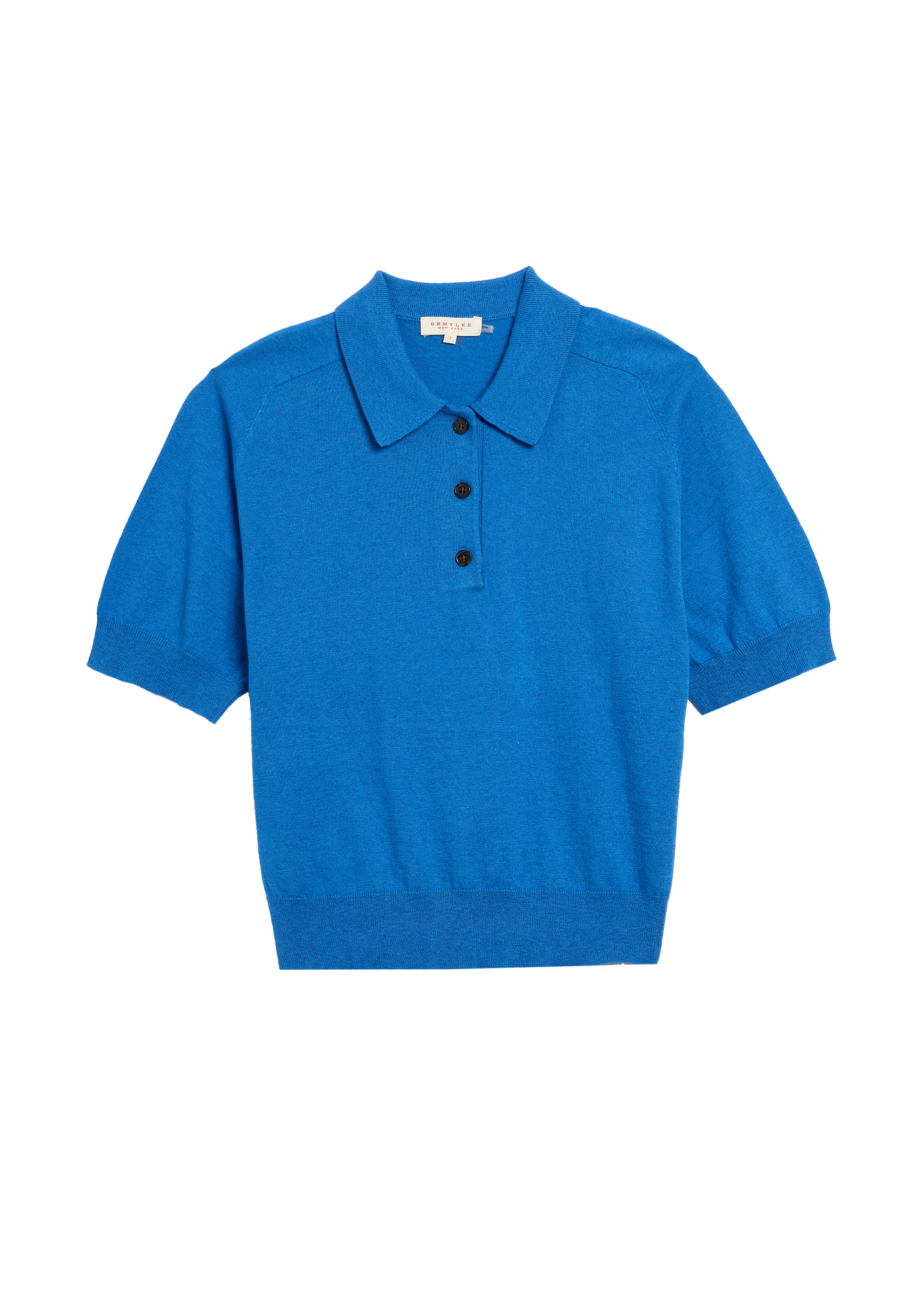Billie Cotton Cashmere Polo Top