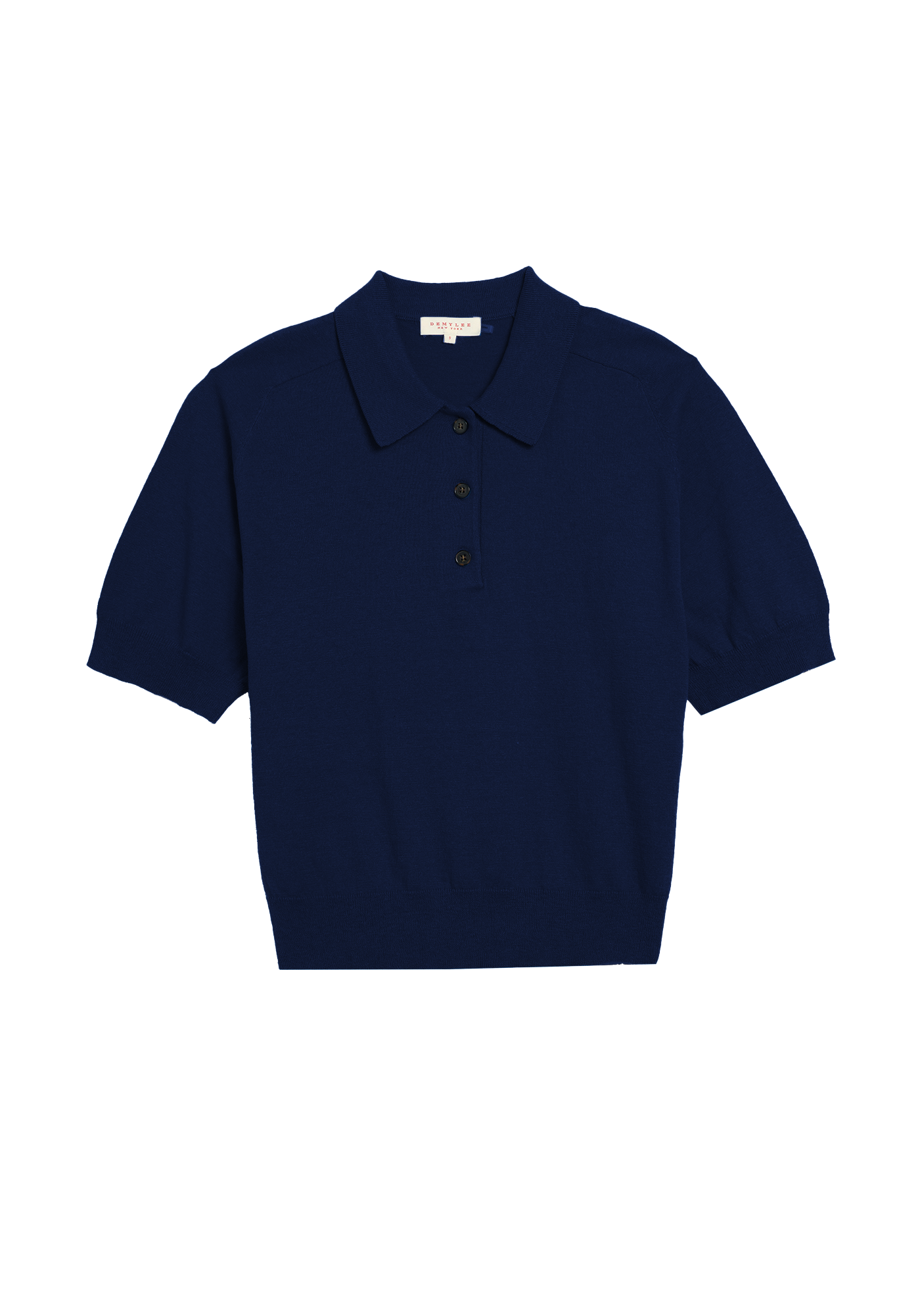 Billie Cotton Cashmere Polo Top