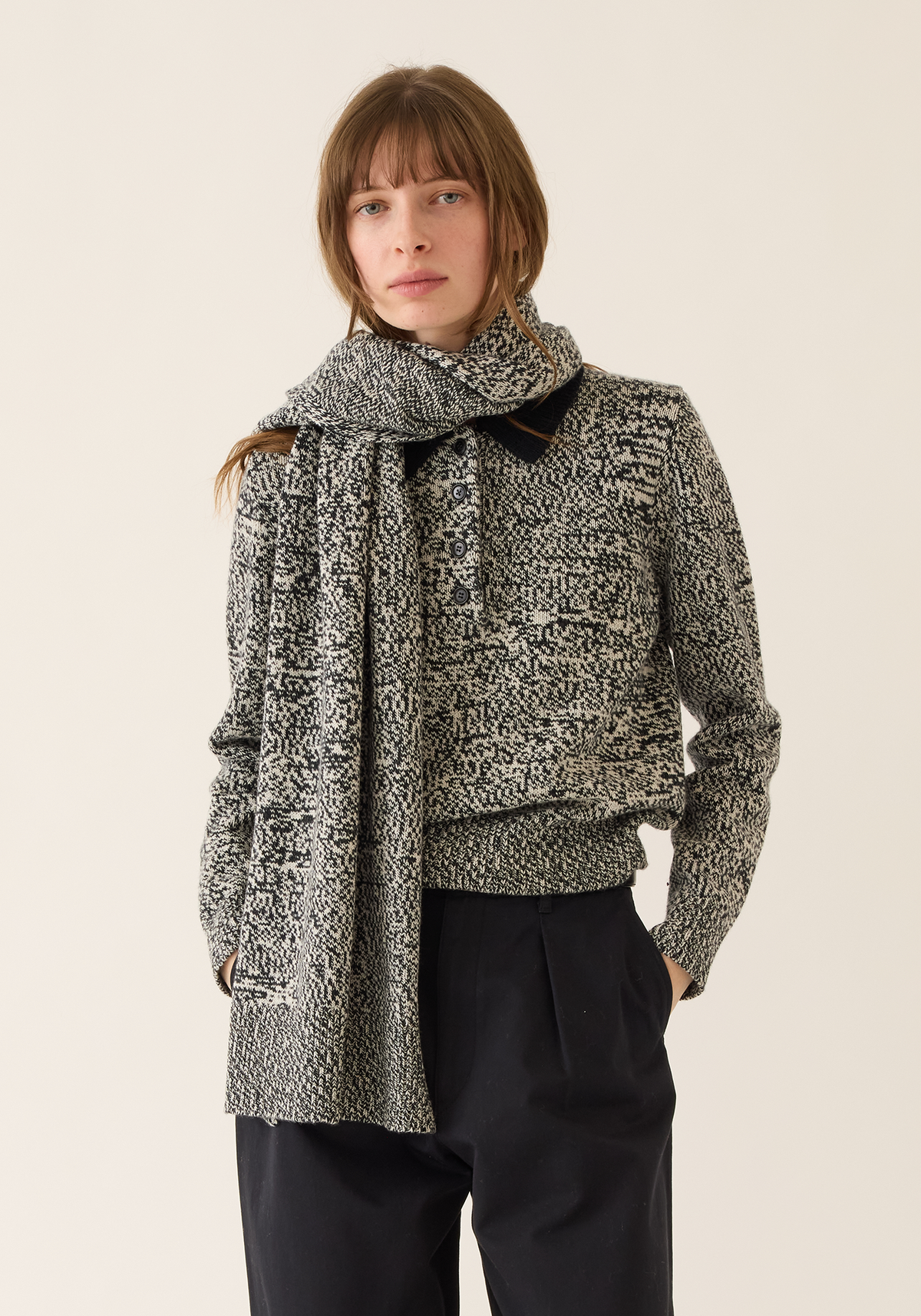 Calla Wool Melange Scarf