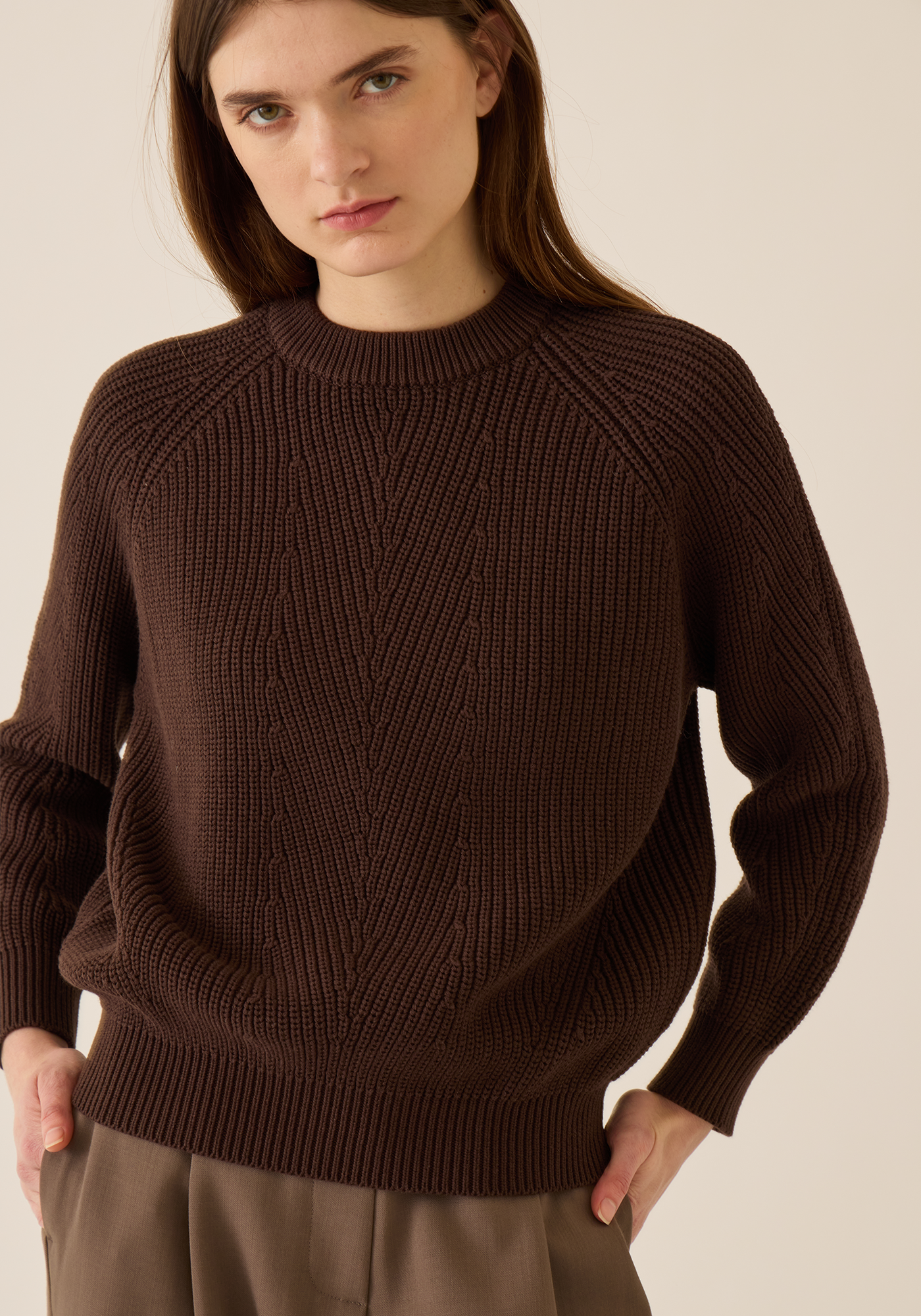 Chelsea Solid Cotton Sweater