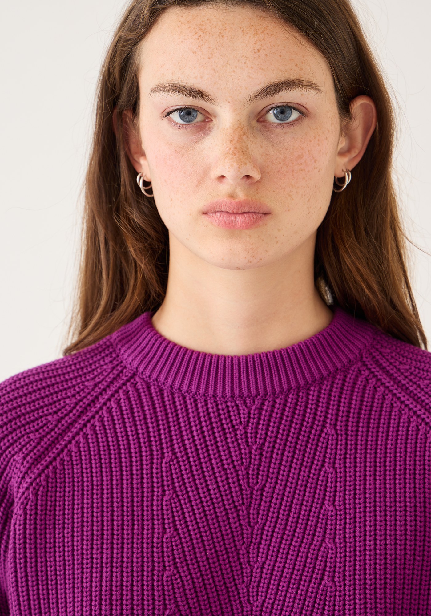 Chelsea Solid Cotton Sweater