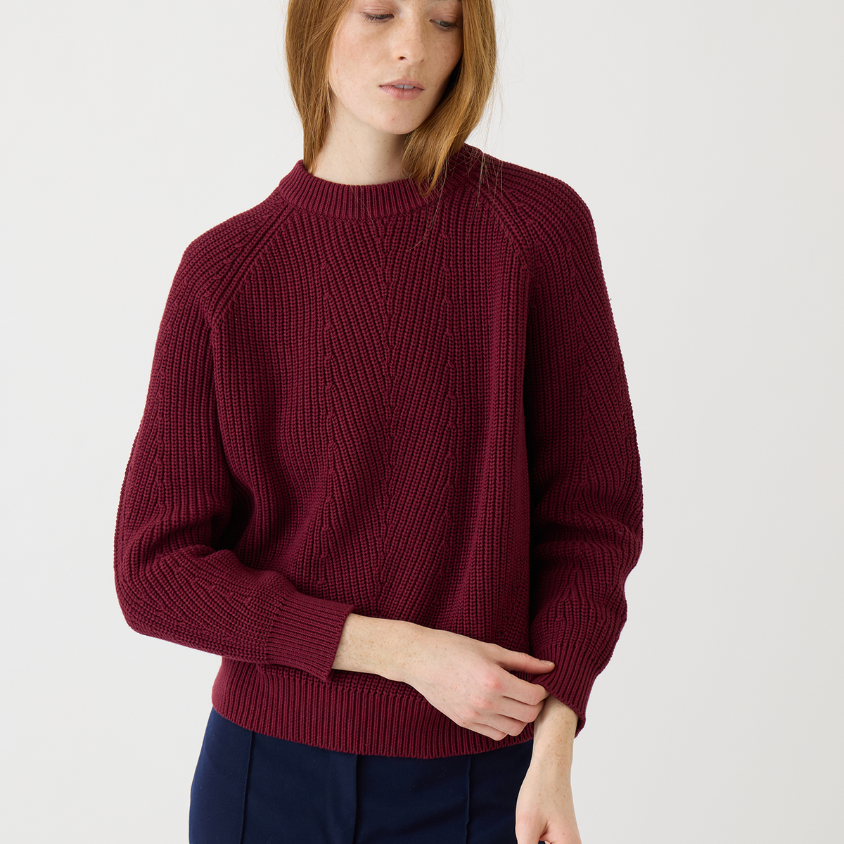 Chelsea Solid Cotton Sweater