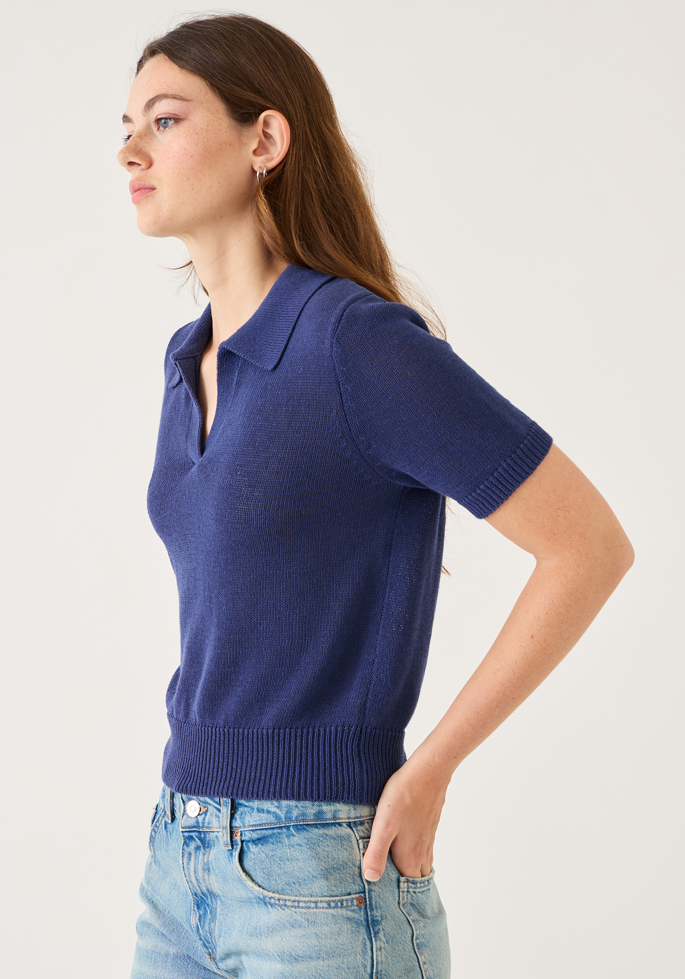 Cris Cotton Linen Top