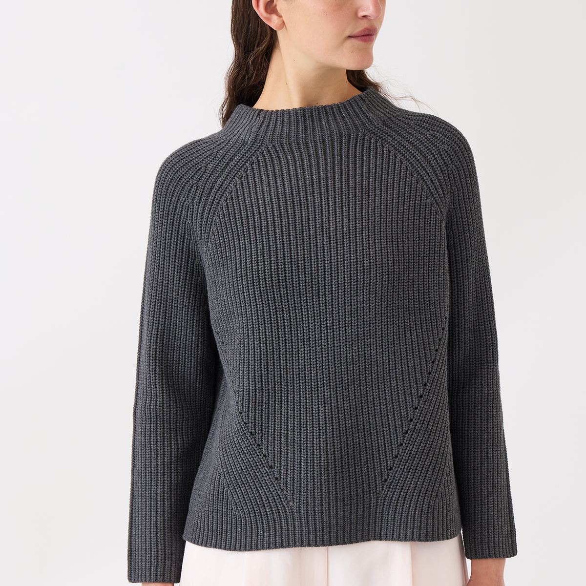 Daphne Solid Cotton Sweater