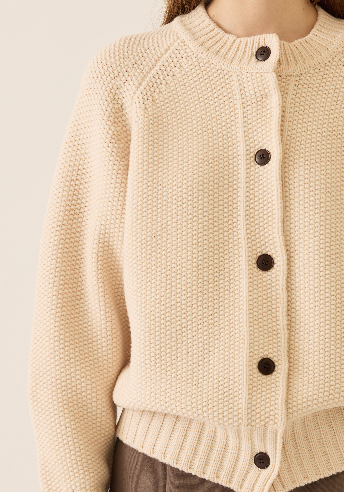 Davi Merino Wool Cardigan