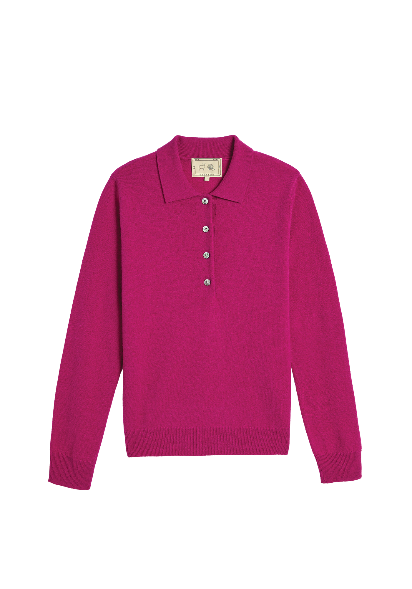 Demira Cashmere Polo Sweater