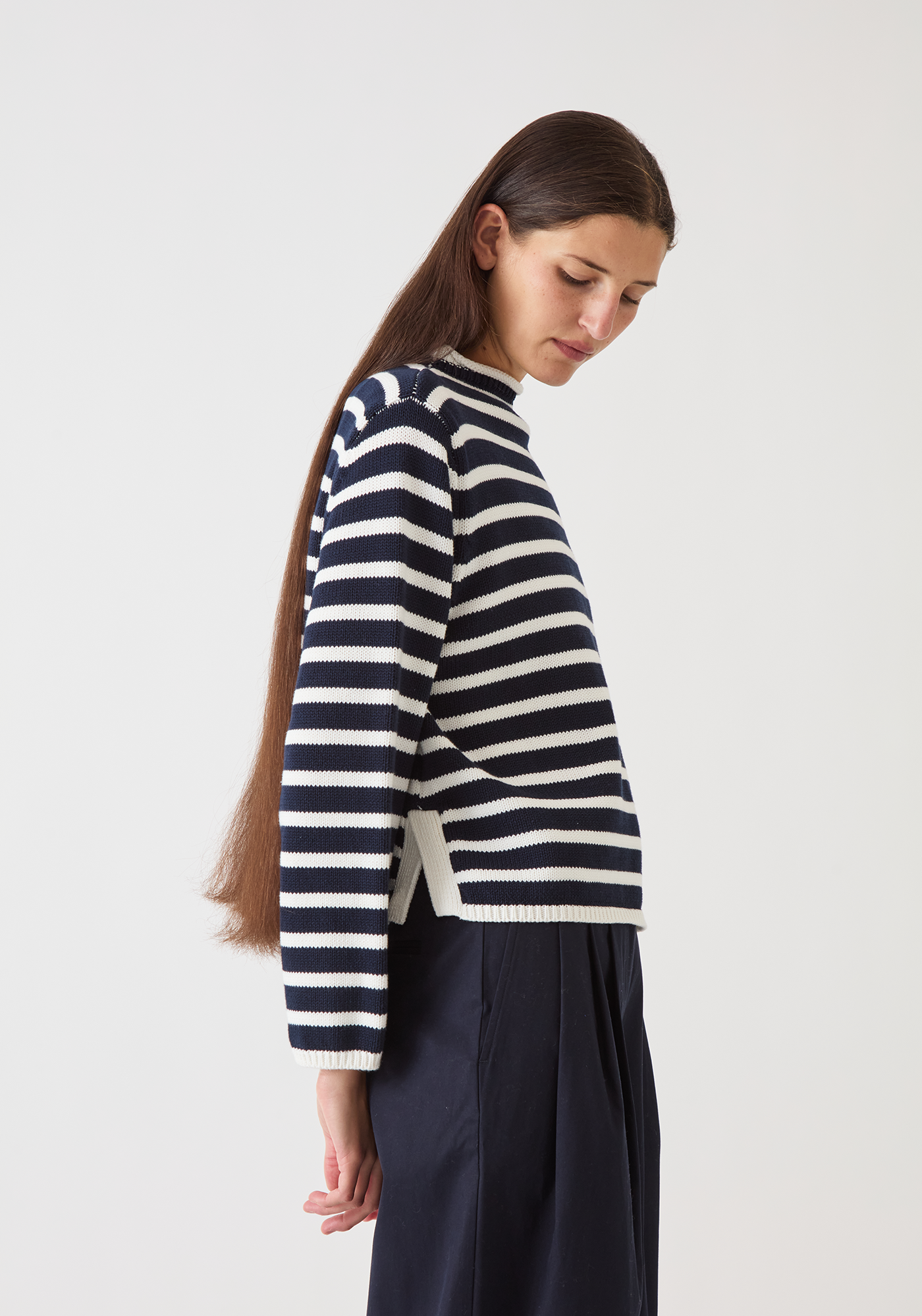 Dylan Stripe Cotton Sweater