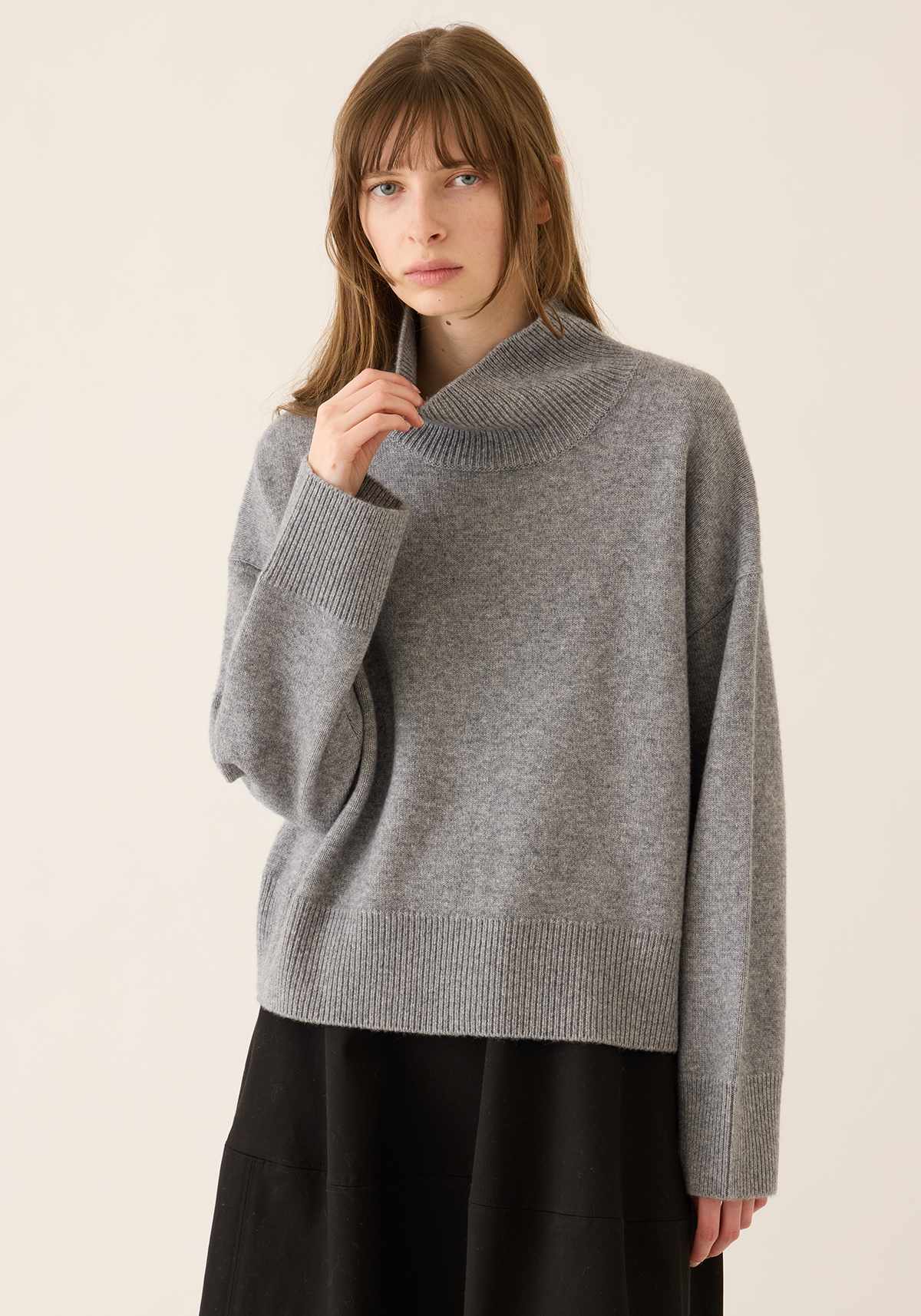 Enid Wool Cashmere Turtleneck Sweater