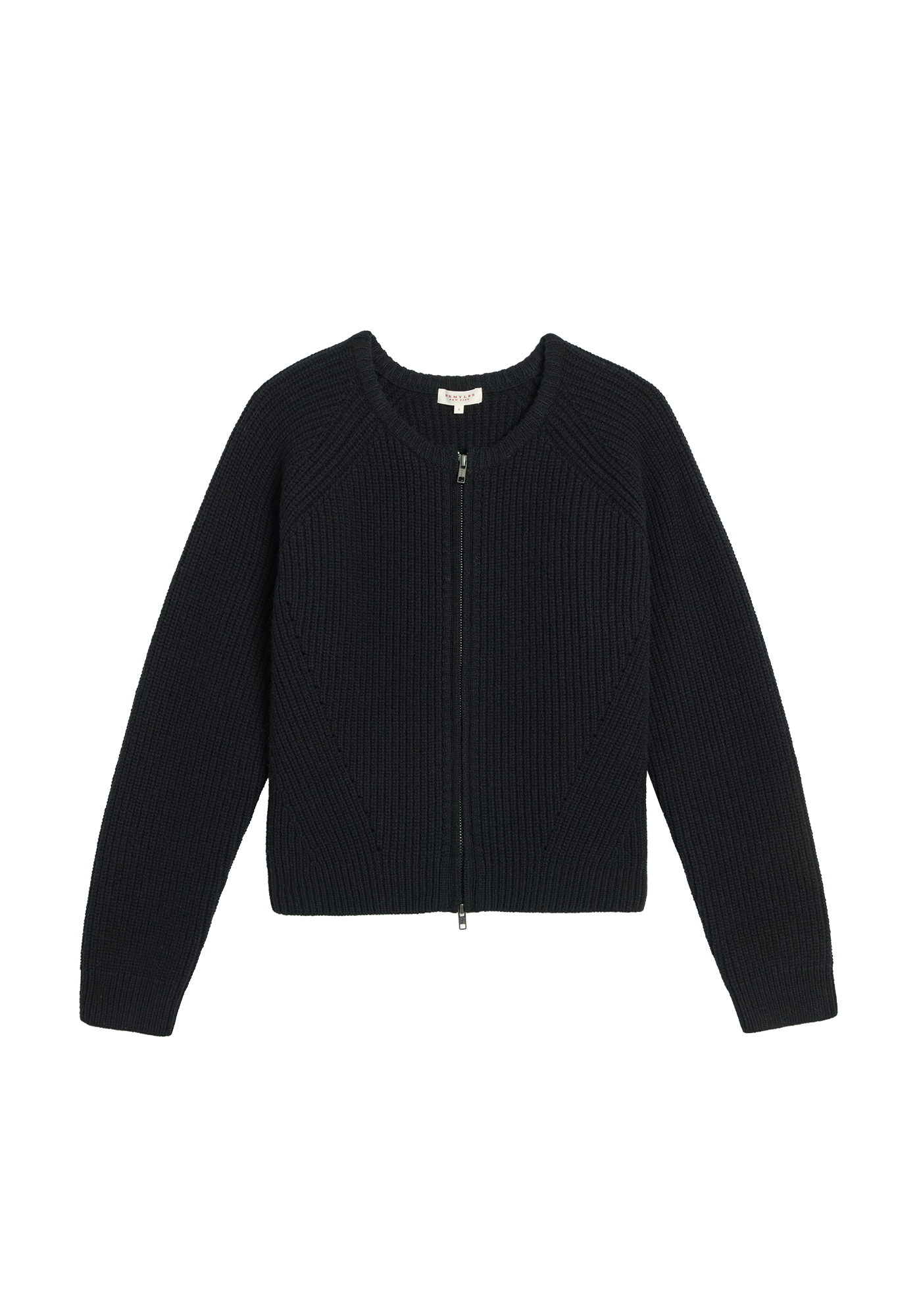 Erica Lambswool Zip Up Cardigan