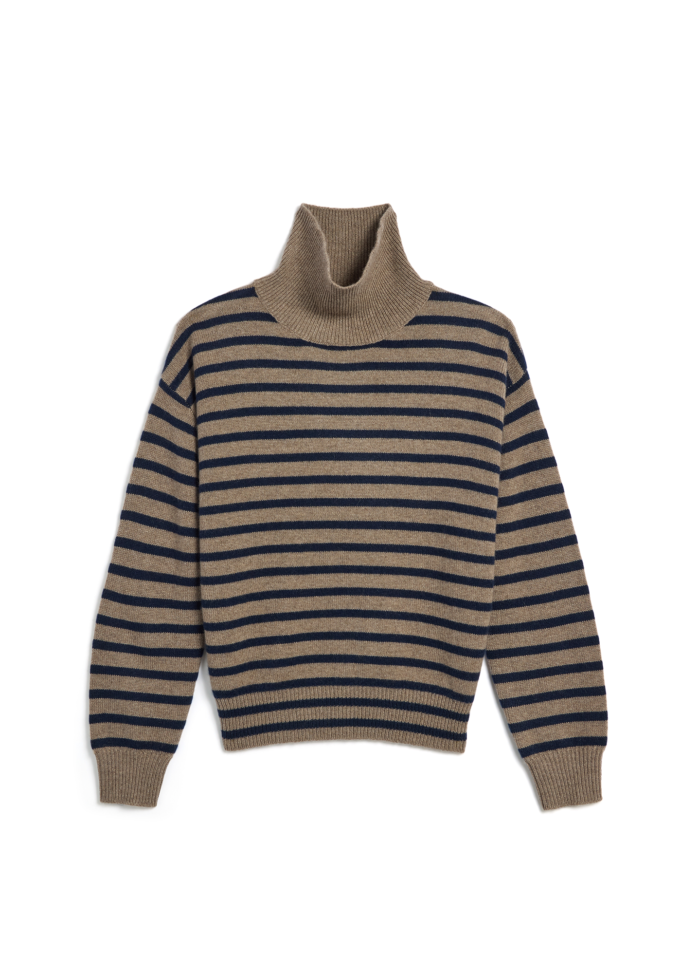 Hannes Turtleneck Stripe Cashmere Sweater