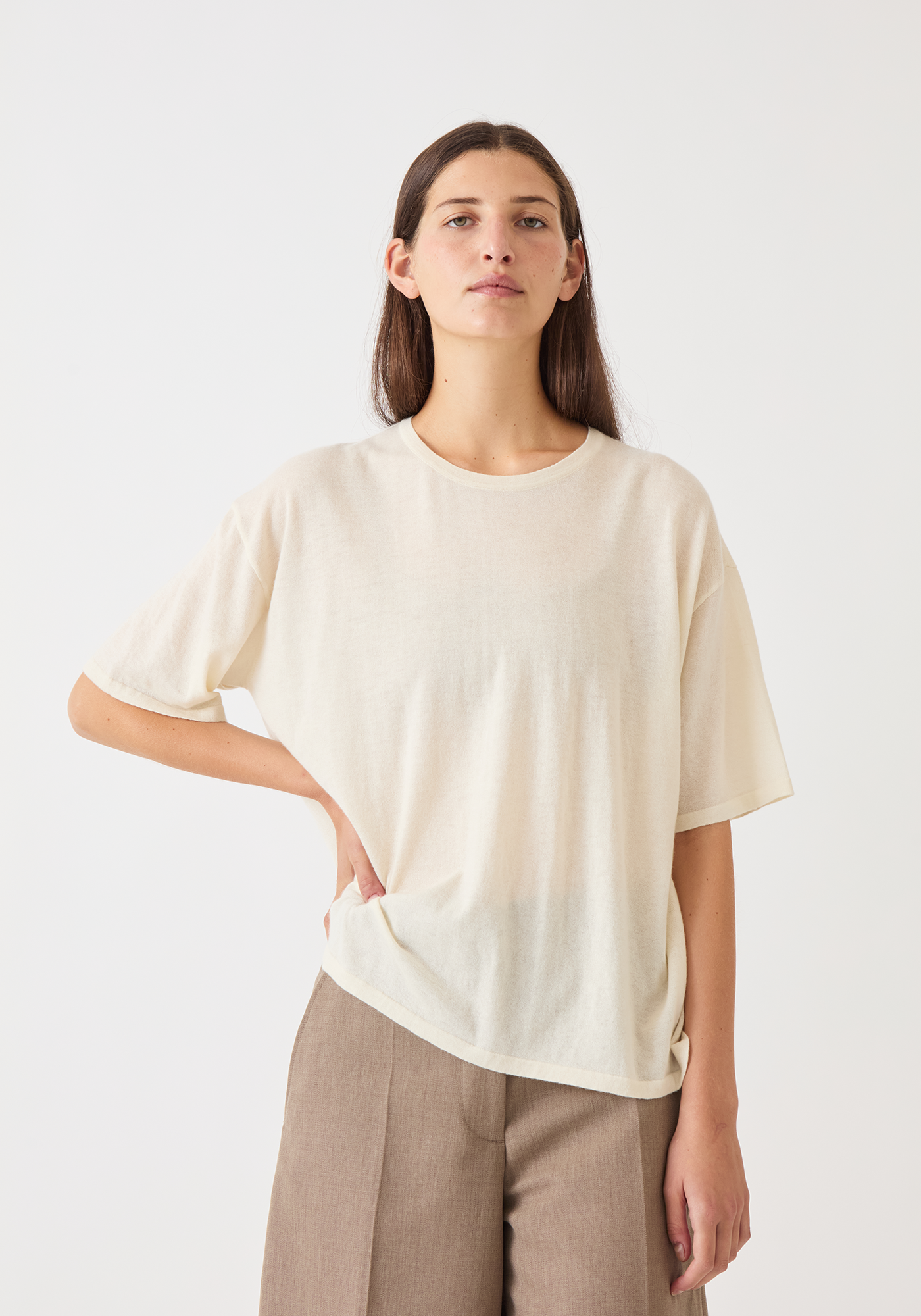 Hazel Superfine Cashmere Top