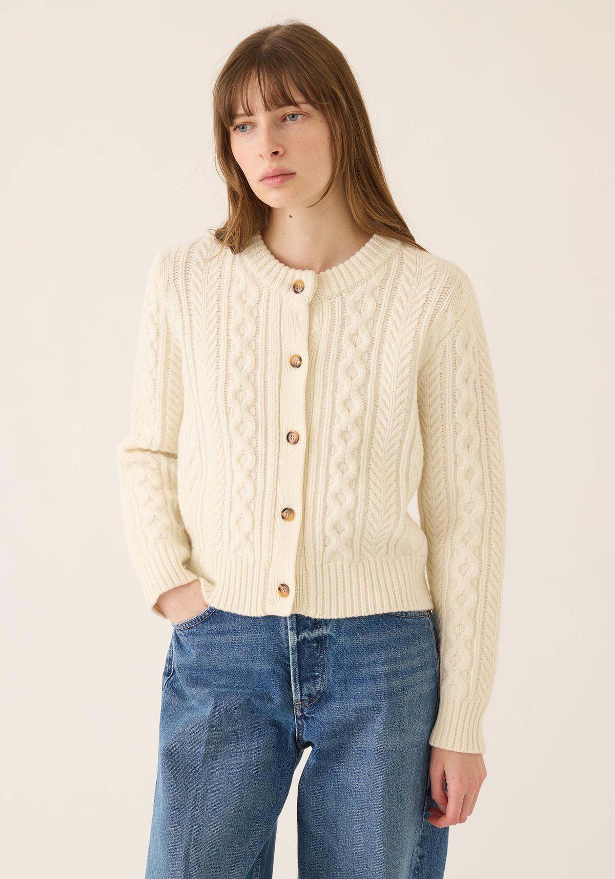Hope Merino Wool Cardigan
