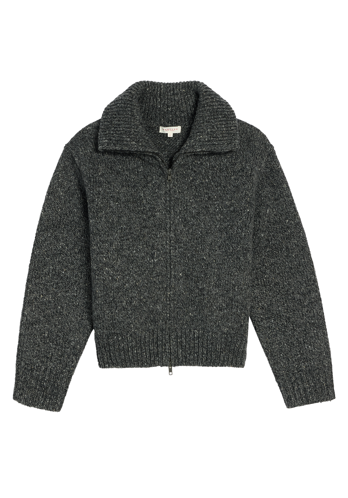 Irene Confetti Wool Alpaca Zip Cardigan