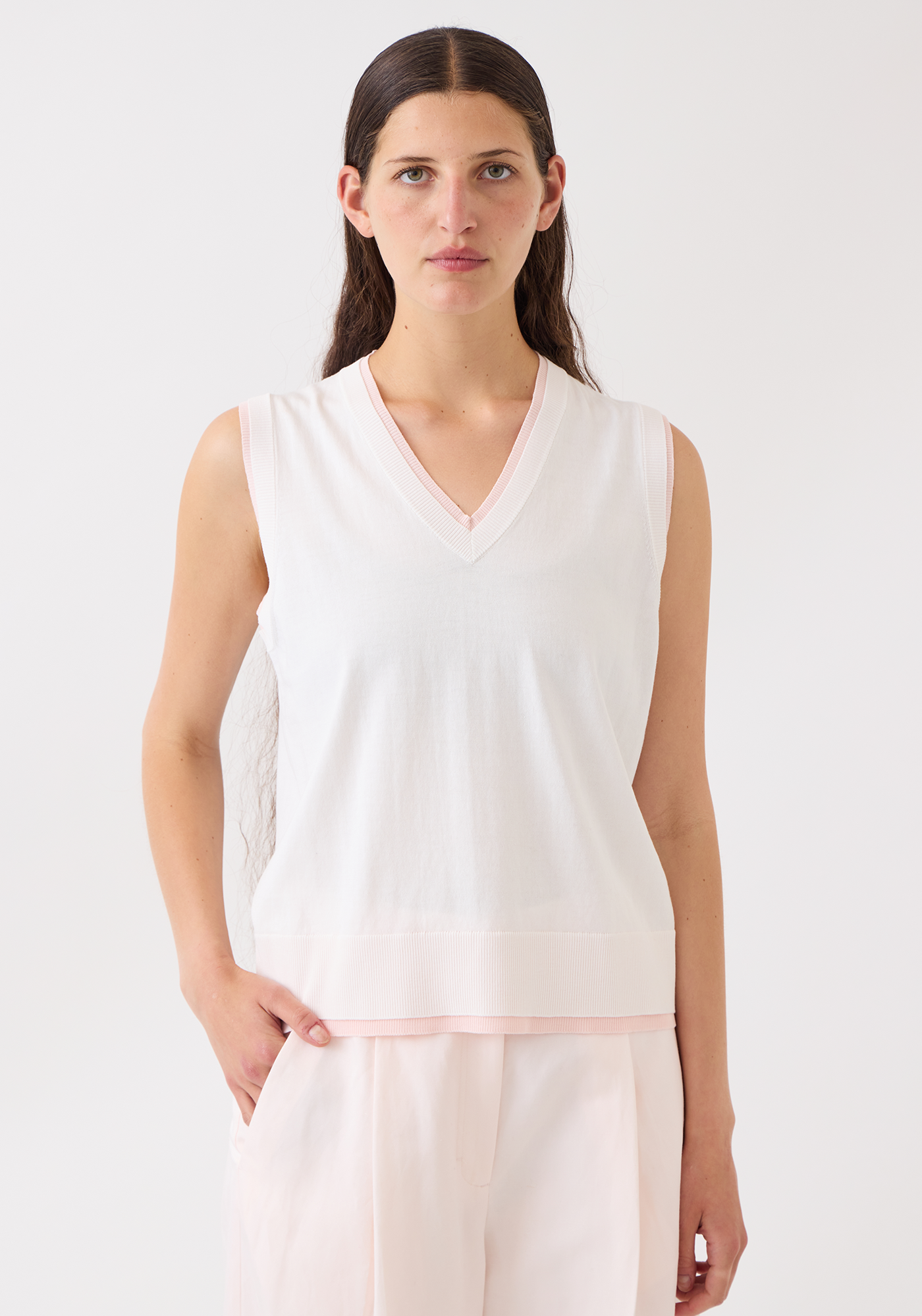 Jessa Fine Cotton Vest
