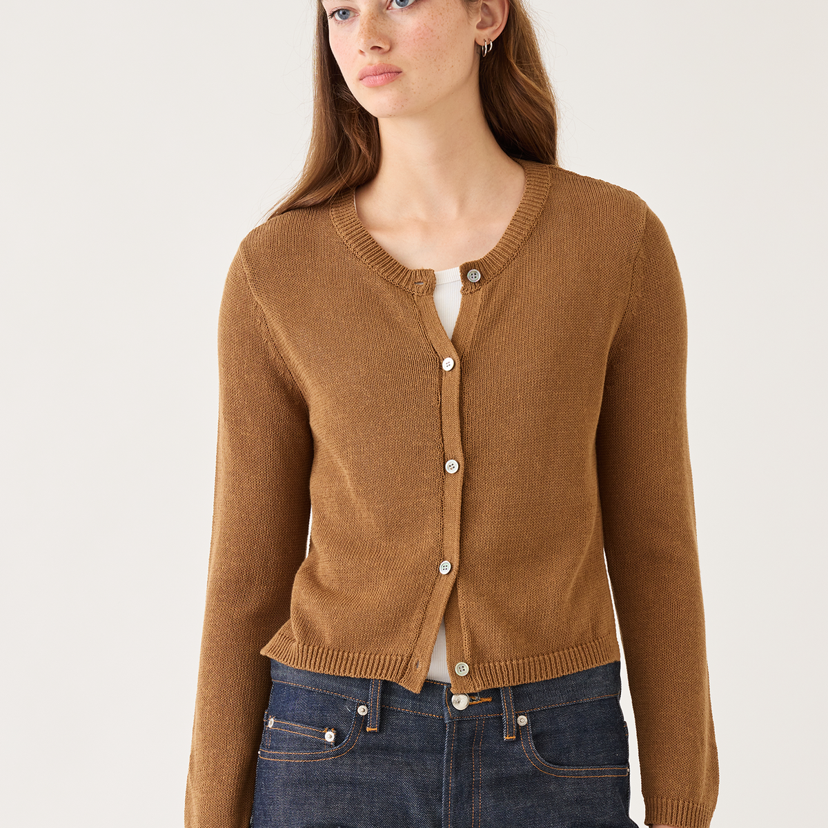 Josie Cotton Linen Cardigan