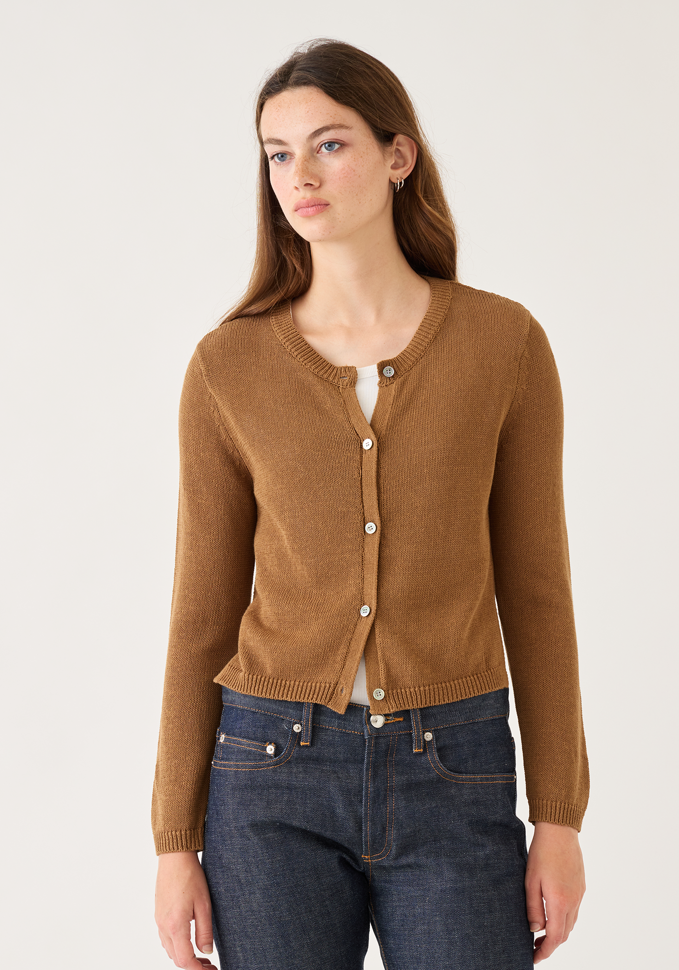 Josie Cotton Linen Cardigan