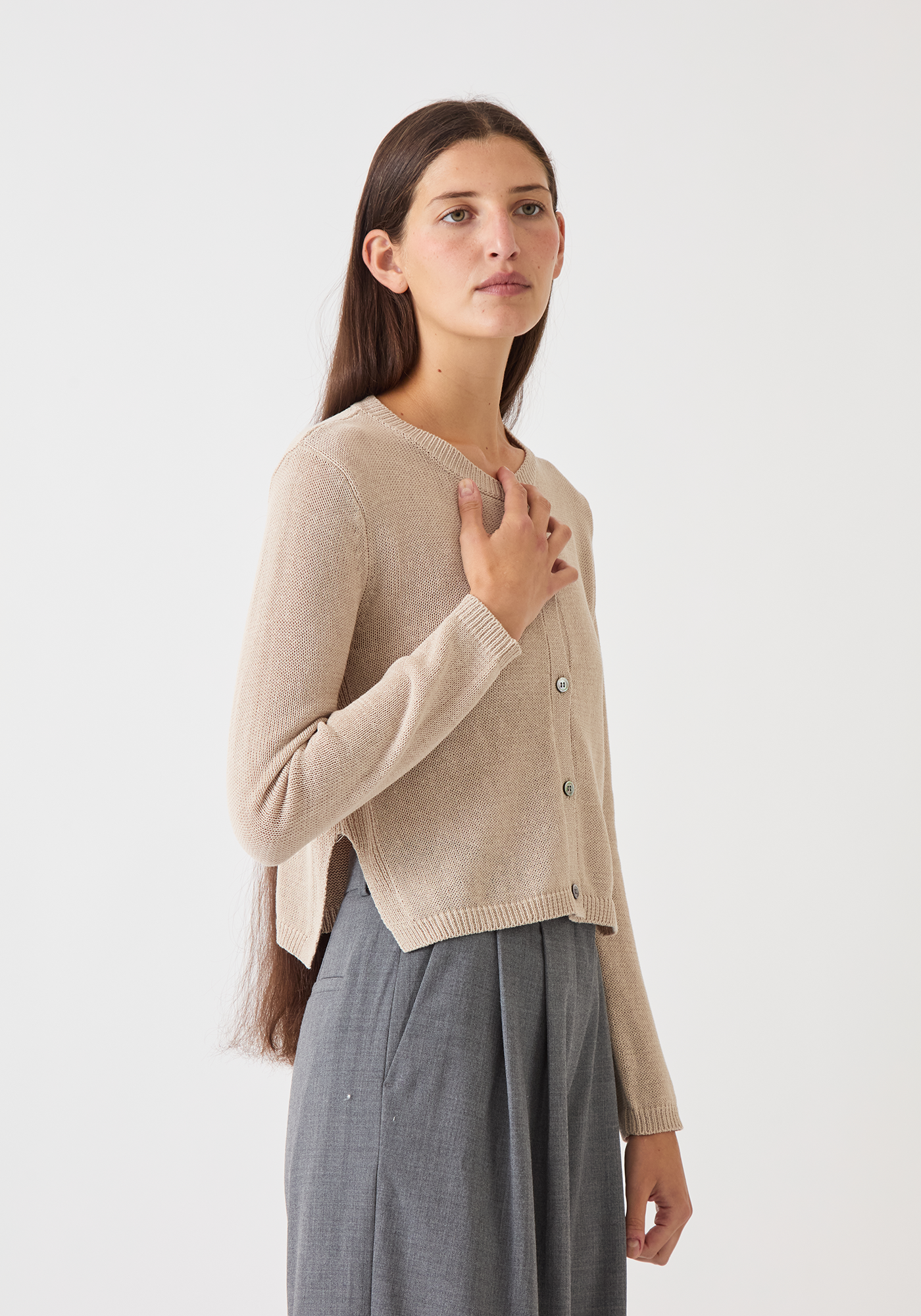 Josie Cotton Linen Cardigan